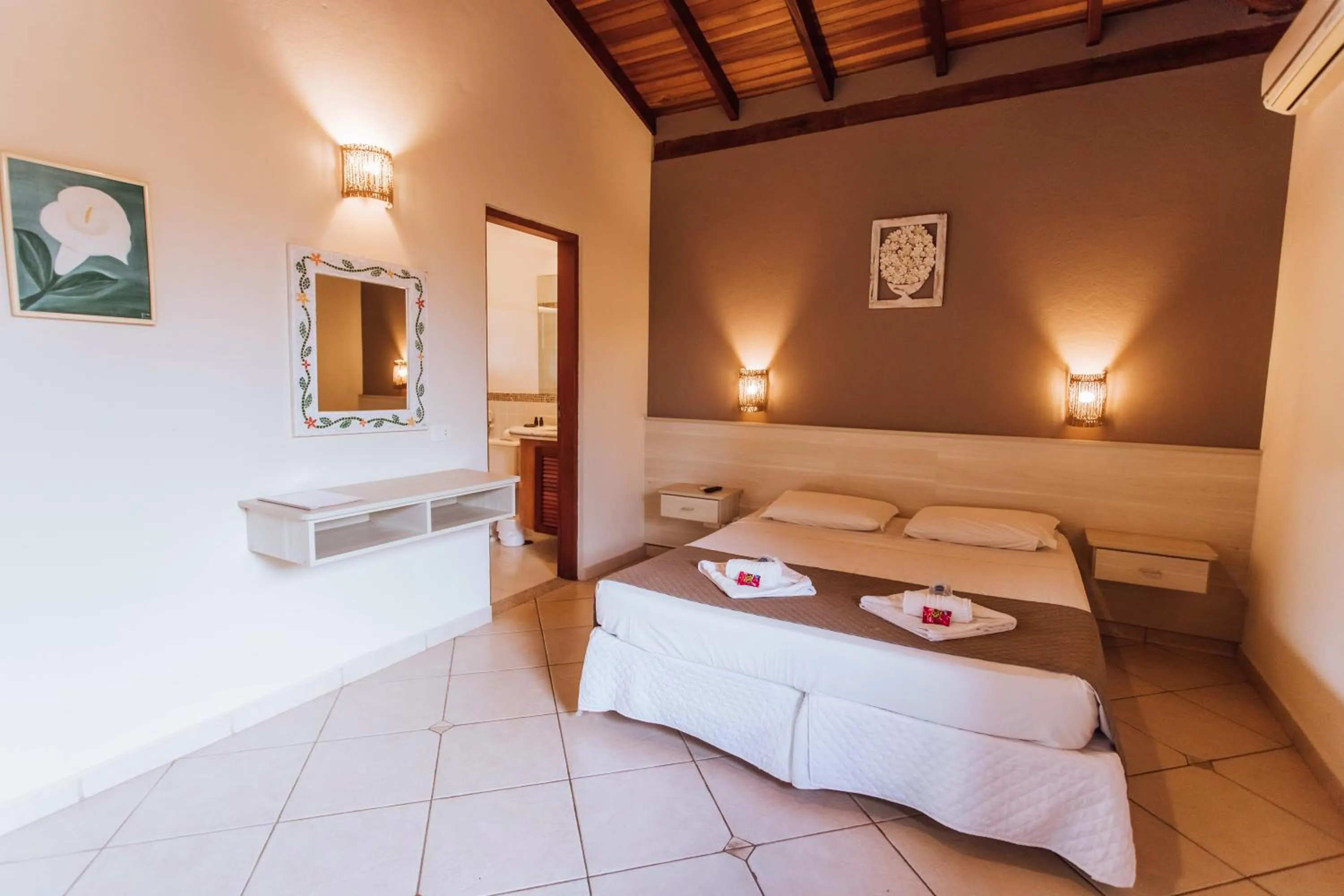 Bed in VELINN Pousada Villa Caiçara