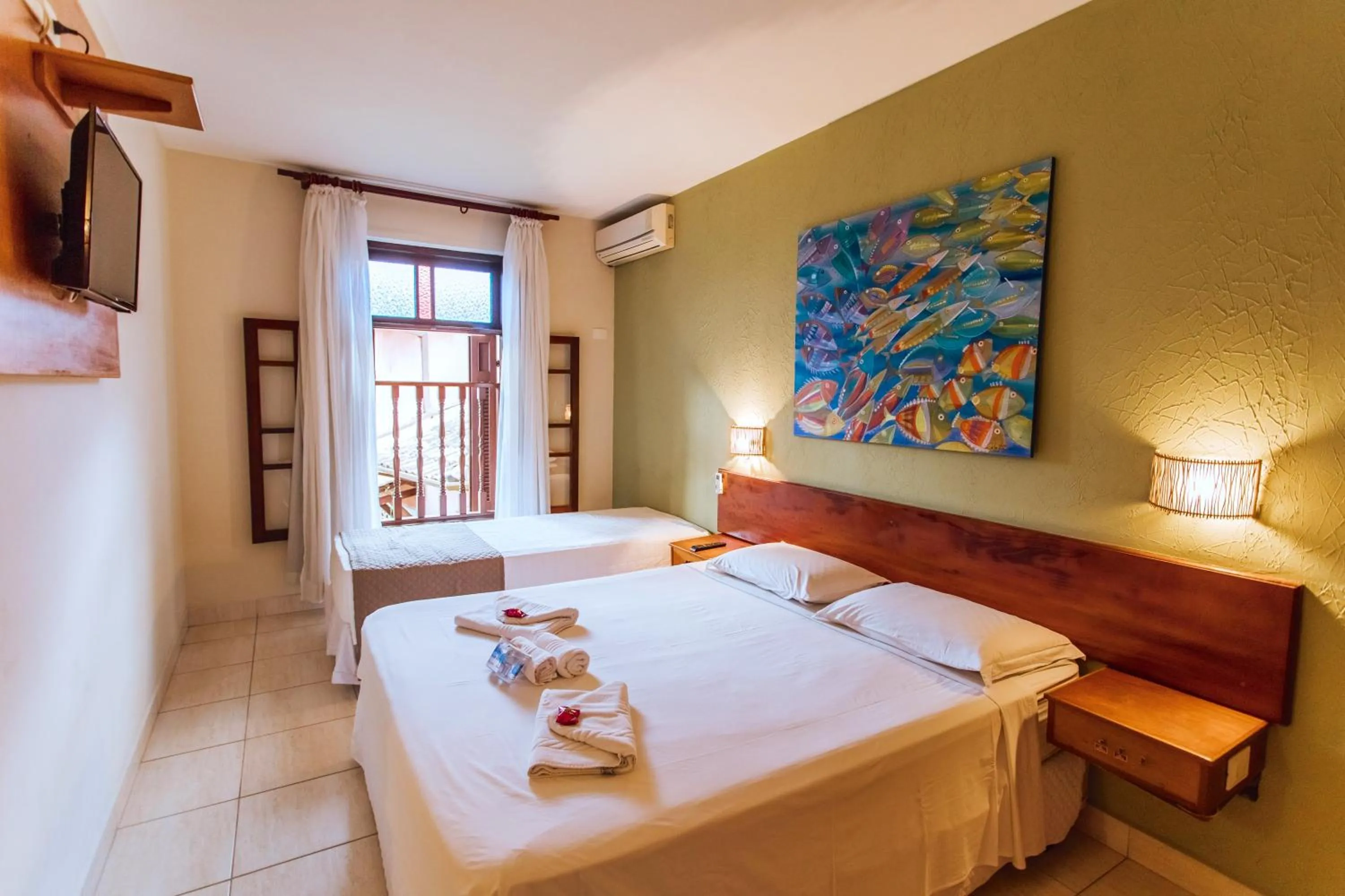 Bed in VELINN Pousada Villa Caiçara