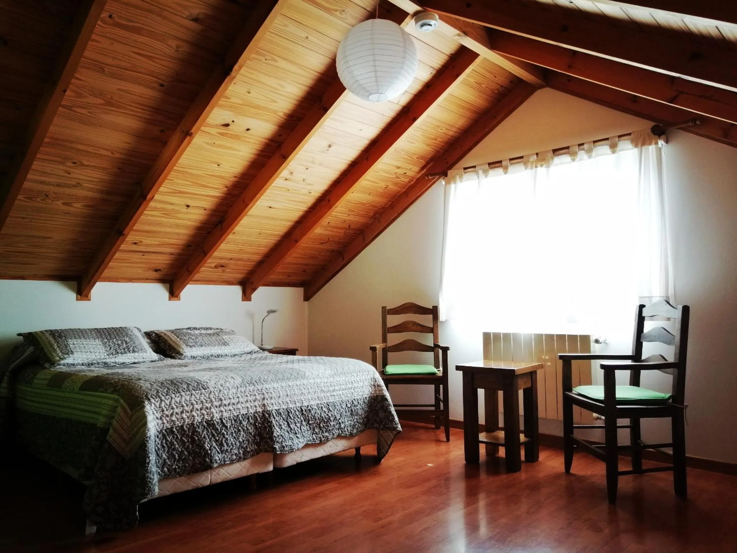 Bed in Nothofagus Bed & Breakfast