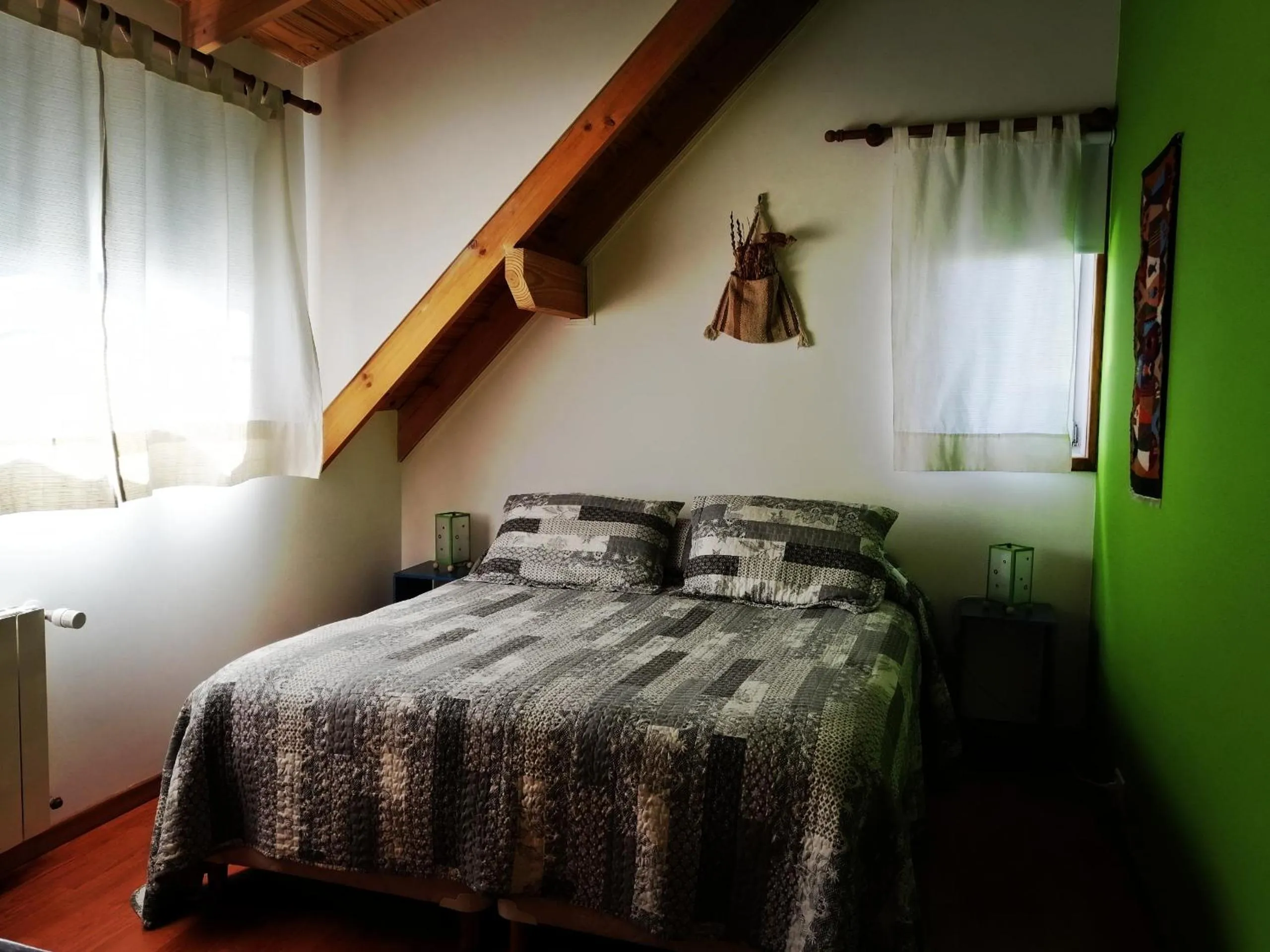 Bed in Nothofagus Bed & Breakfast