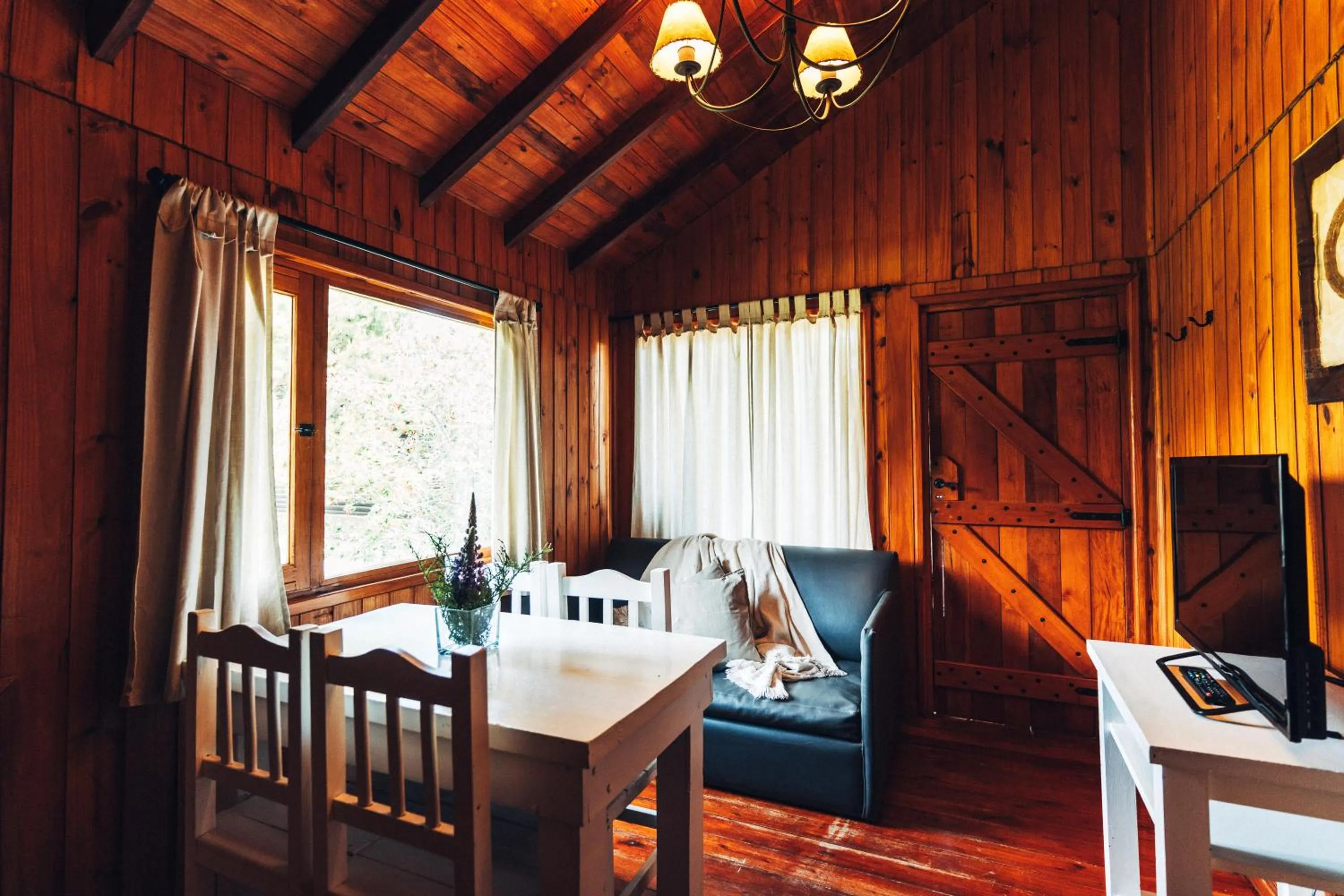 Seating area in Paraiso Patagónico Bungalows and Aparts