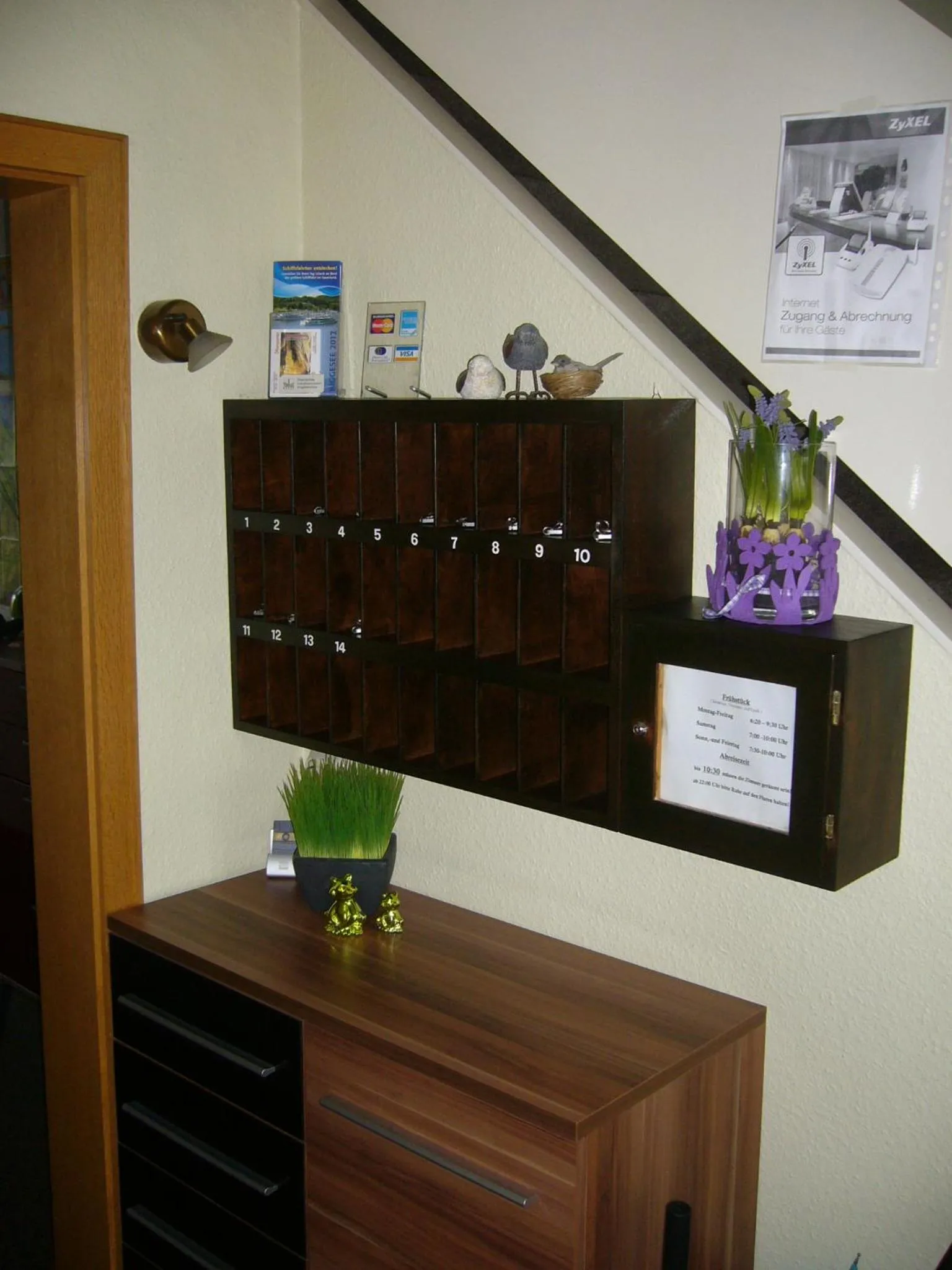 Lobby or reception in Hotel Theile garni