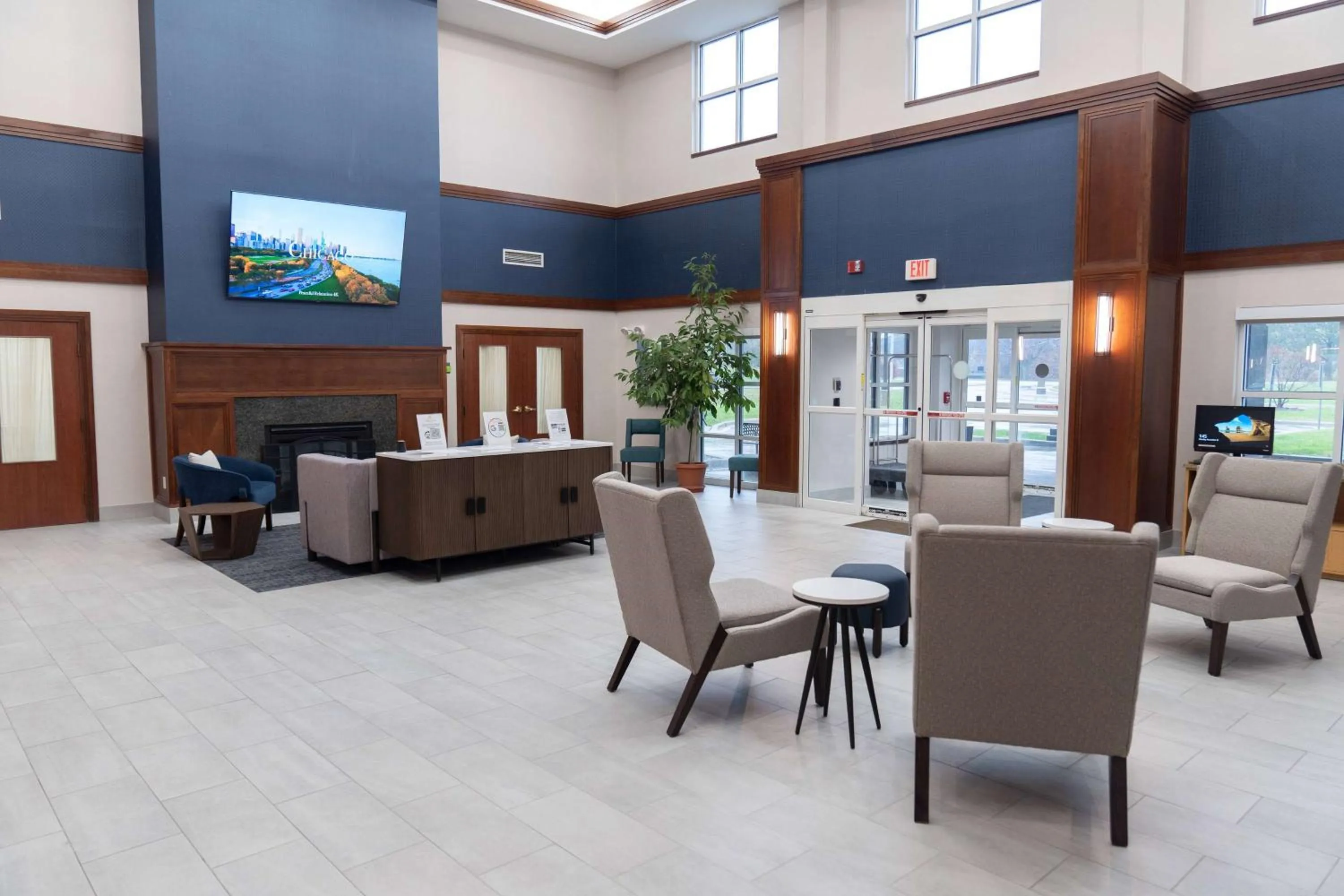 Lobby or reception in La Quinta by Wyndham Bannockburn-Deerfield