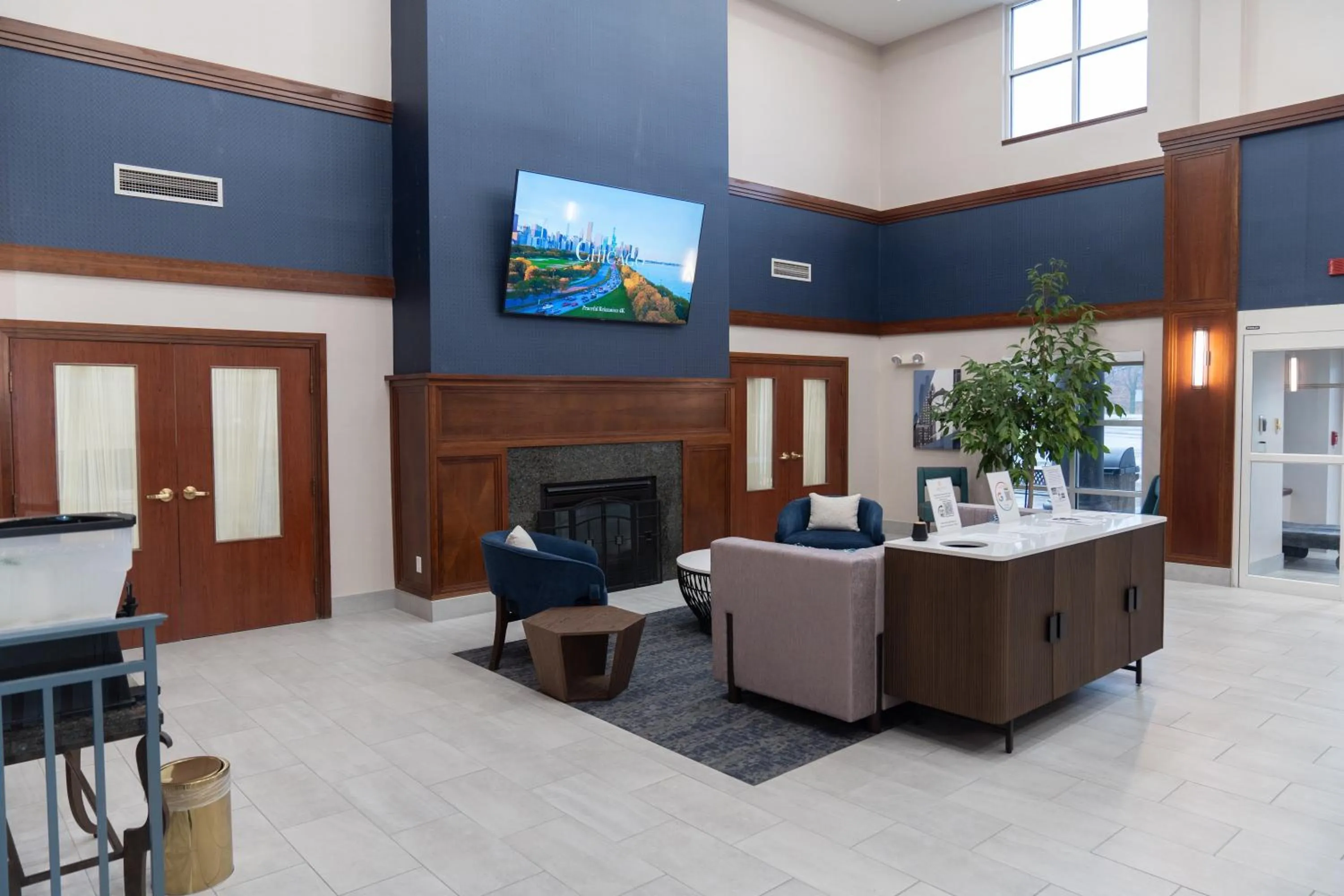 Lobby or reception in La Quinta by Wyndham Bannockburn-Deerfield