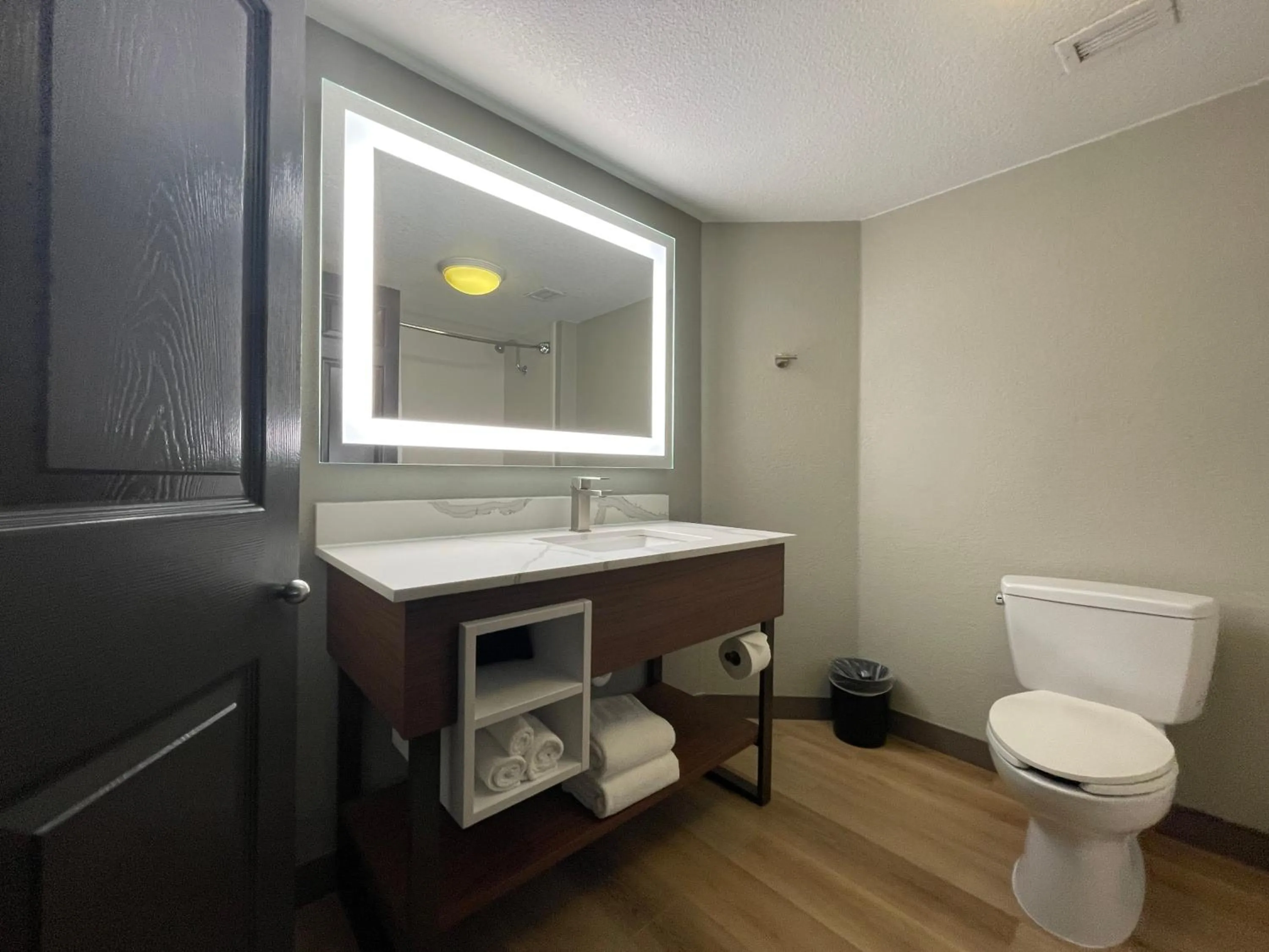 Toilet in La Quinta by Wyndham Dallas DFW Airport North