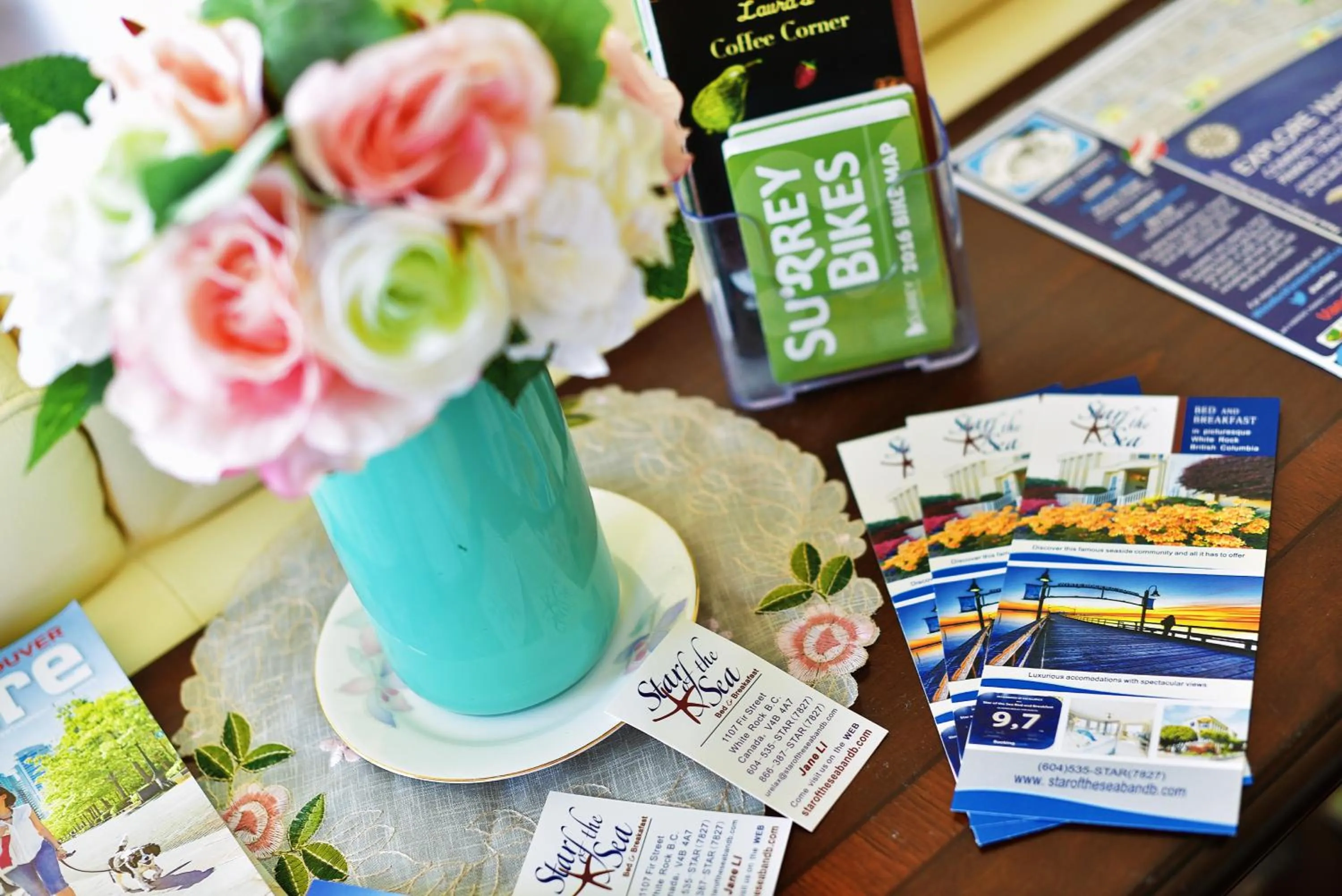 Decorative detail in Star of the Sea guest house