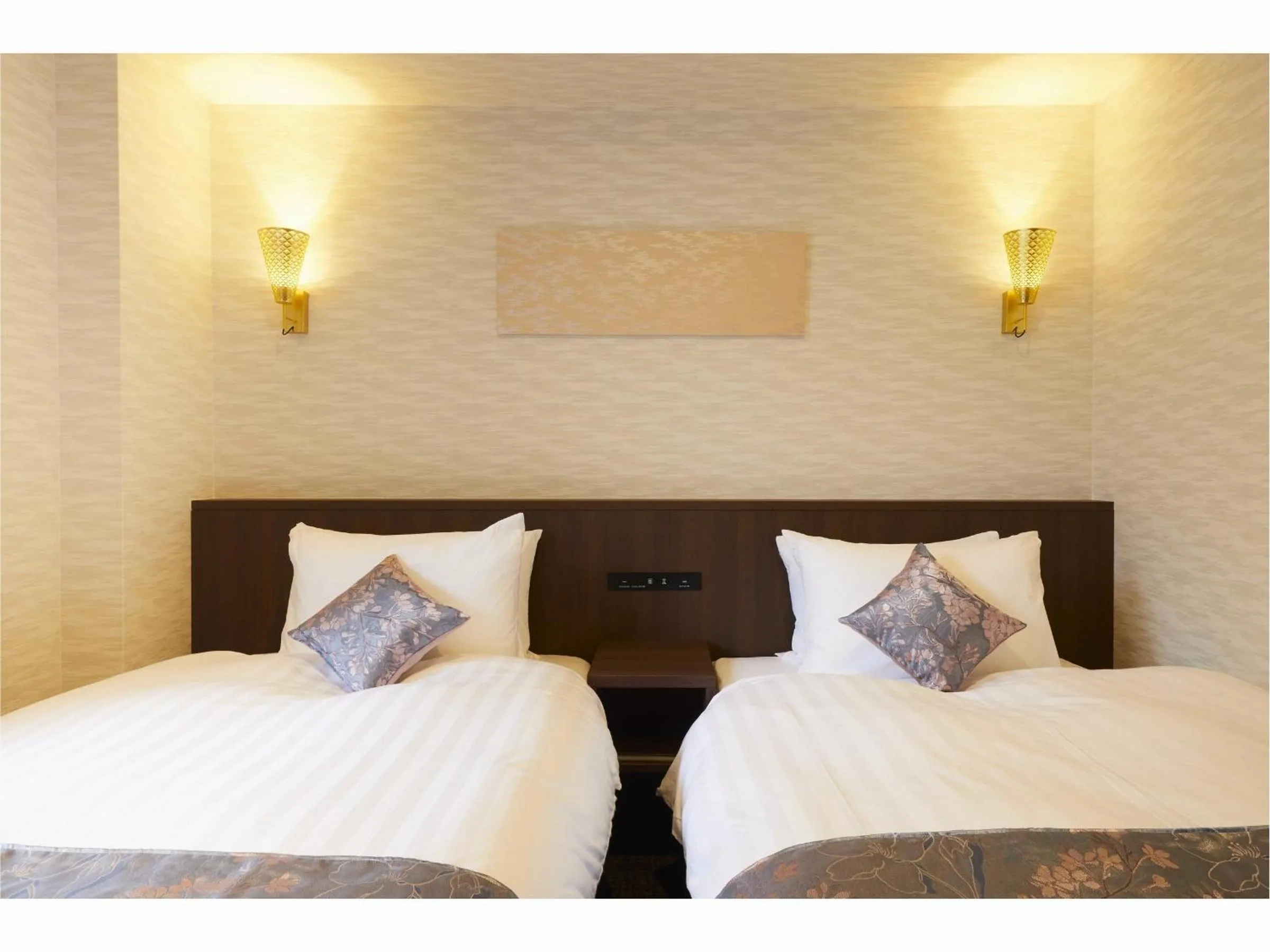 Photo of the whole room, Bed in Rinn Miyagawacho Grande