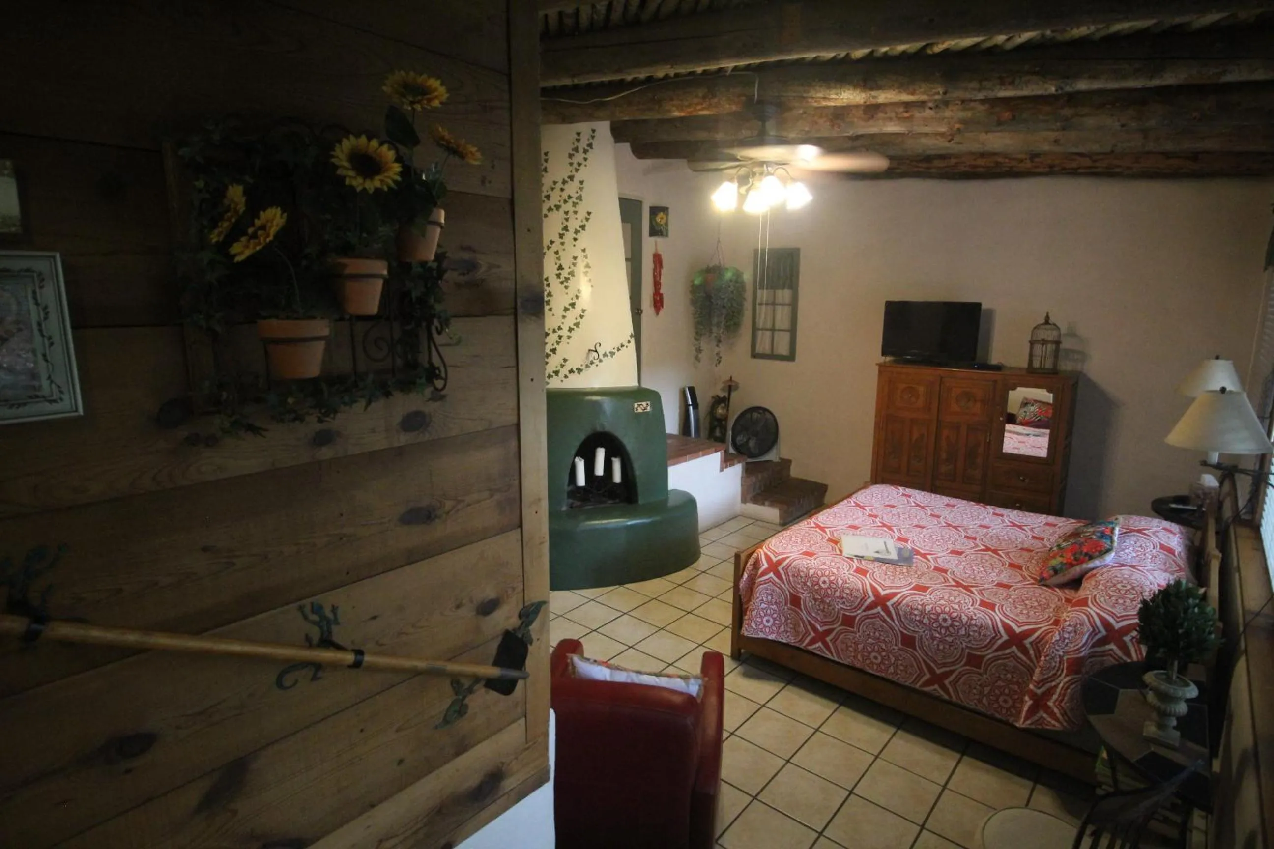 Bed in Dreamcatcher B&B