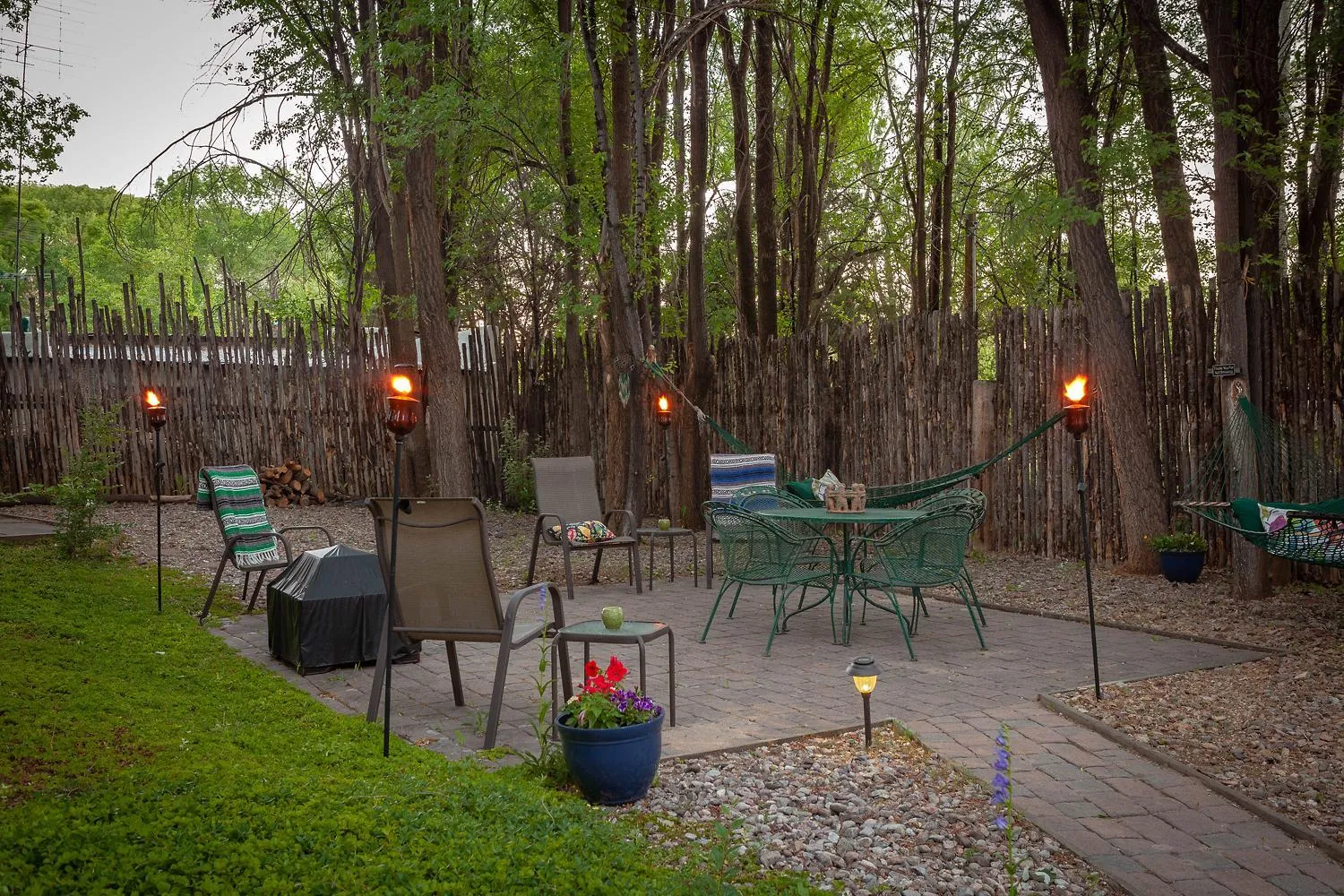 Patio in Dreamcatcher B&B