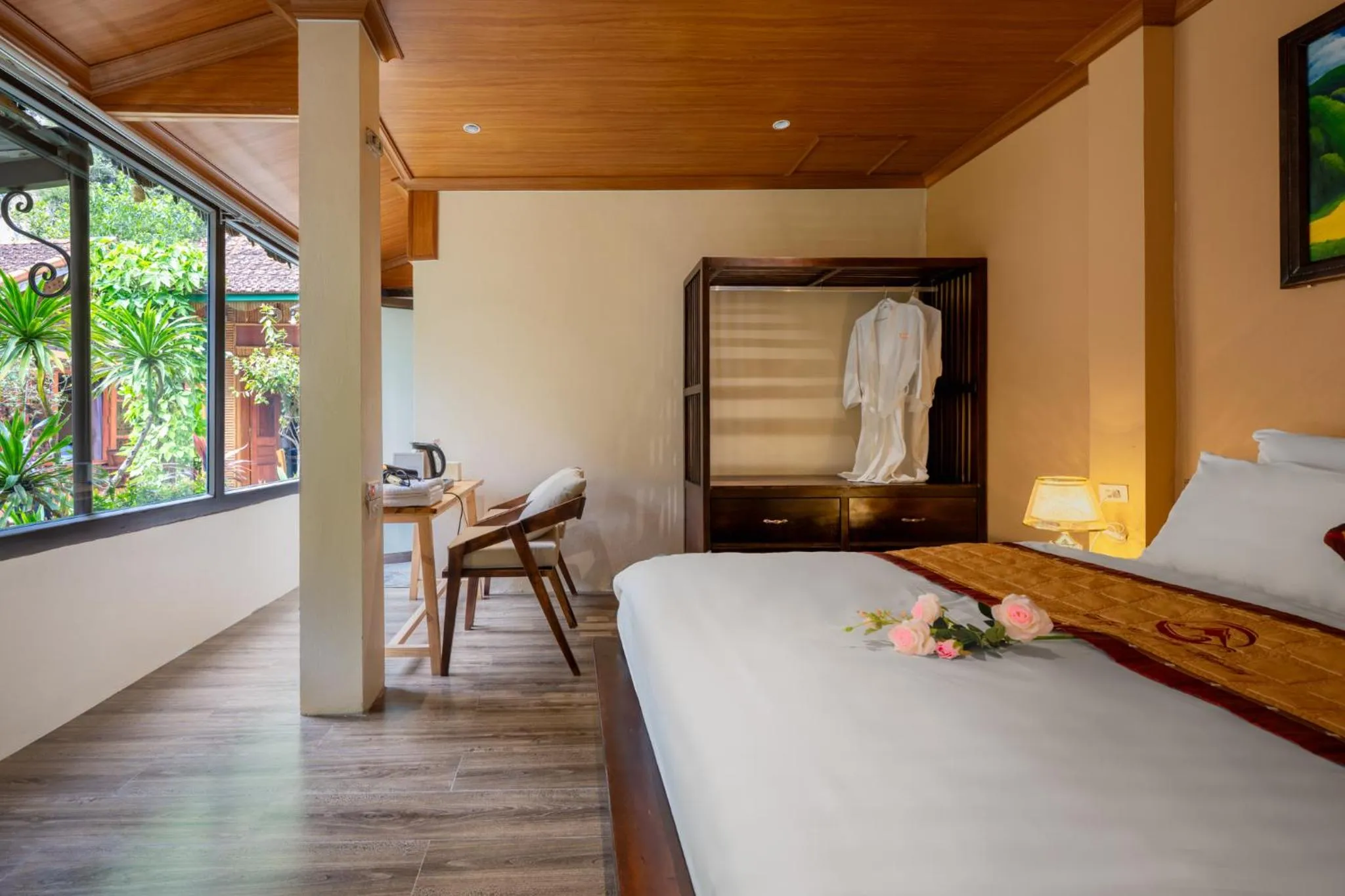 Bed in Tam Coc Luxury Homestay