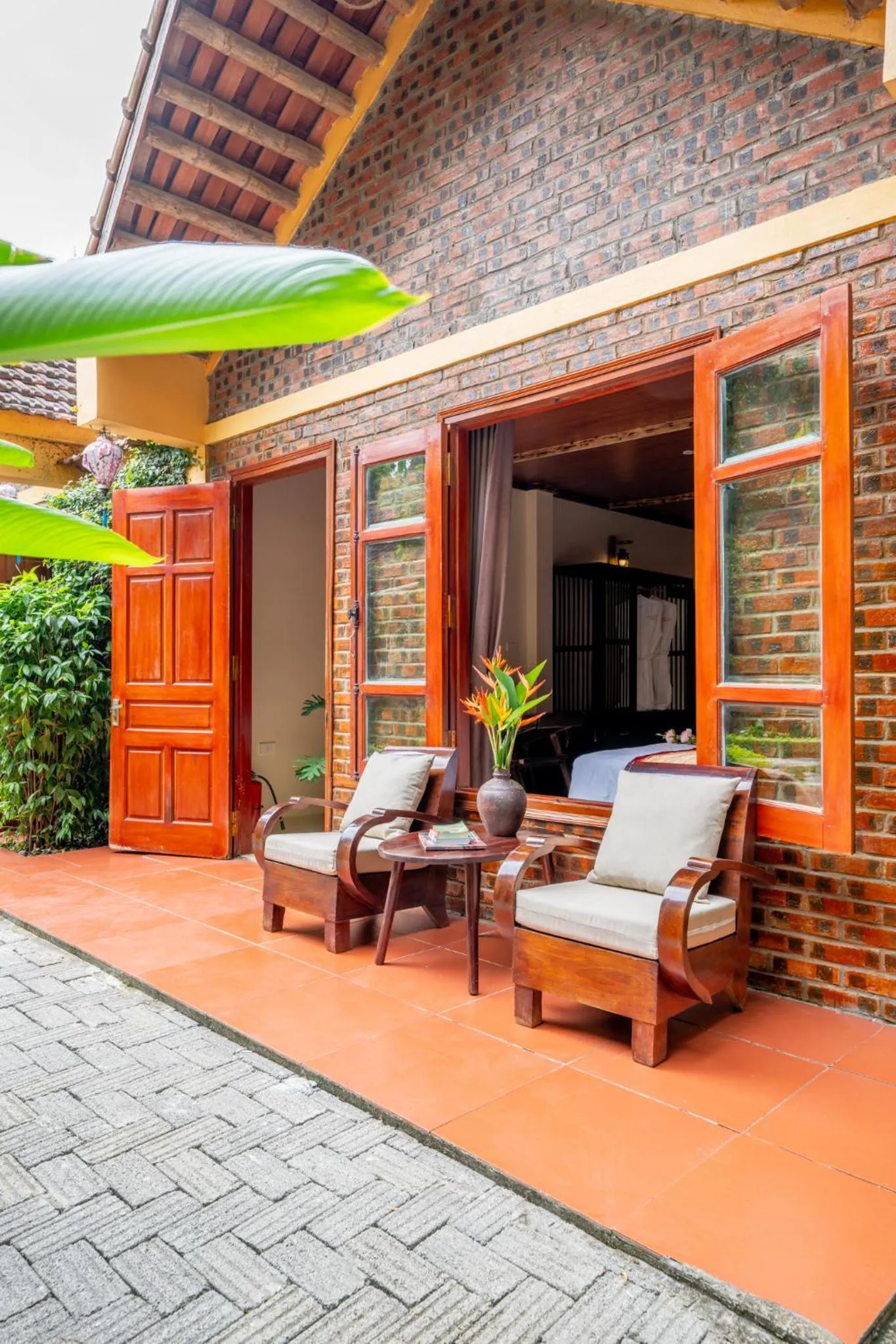 Patio in Tam Coc Luxury Homestay