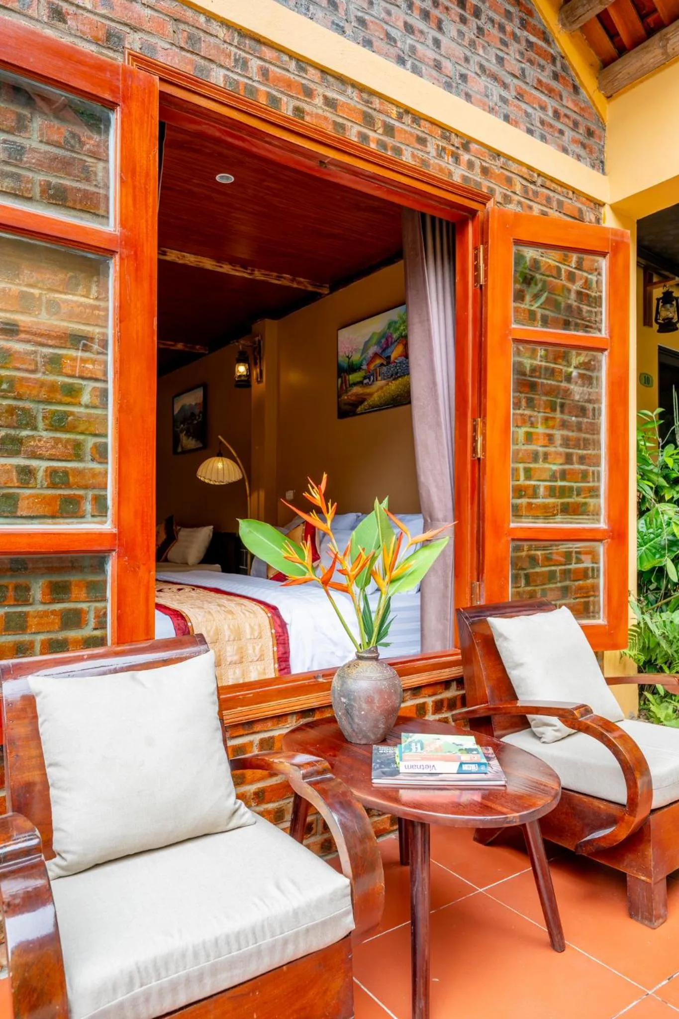 Balcony/Terrace in Tam Coc Luxury Homestay