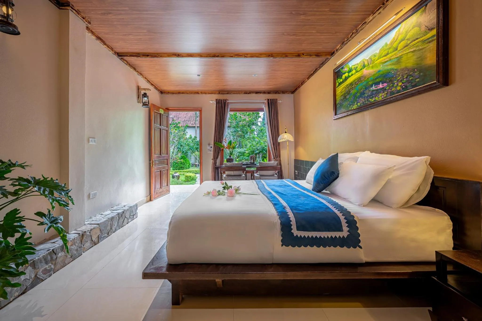 Bed in Tam Coc Luxury Homestay