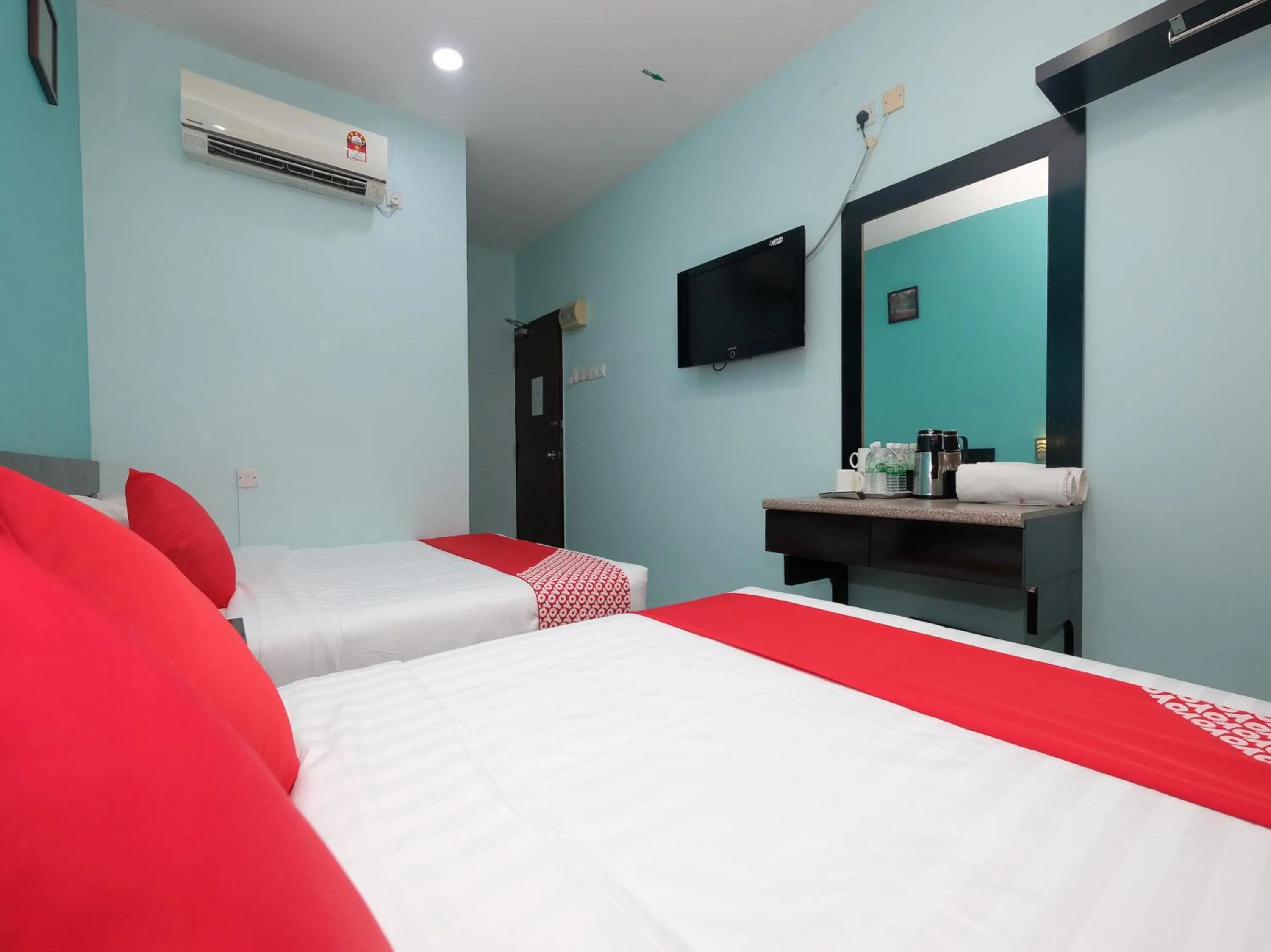Bed in Marjan Hotel Sdn Bhd