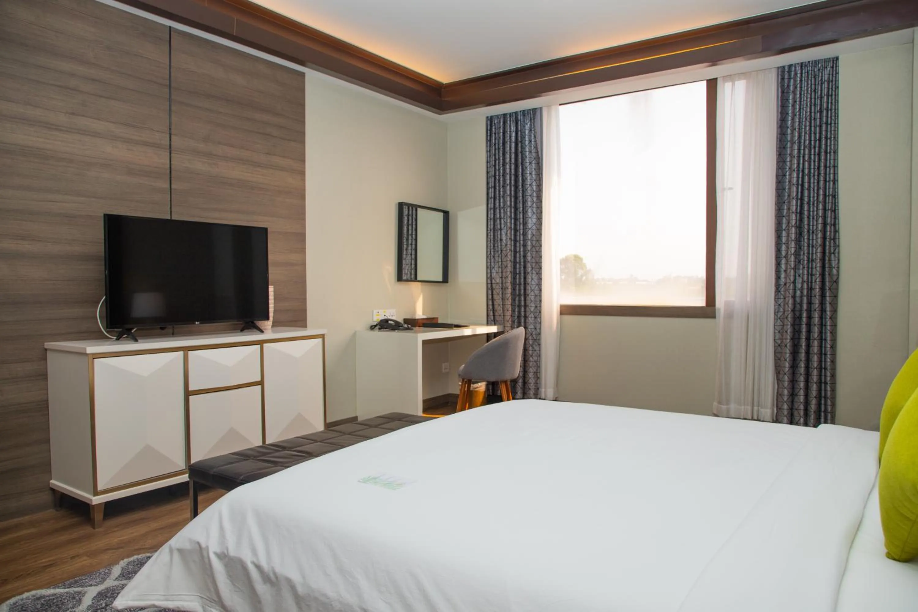 Communal lounge/ TV room, Bed in Savan Resorts