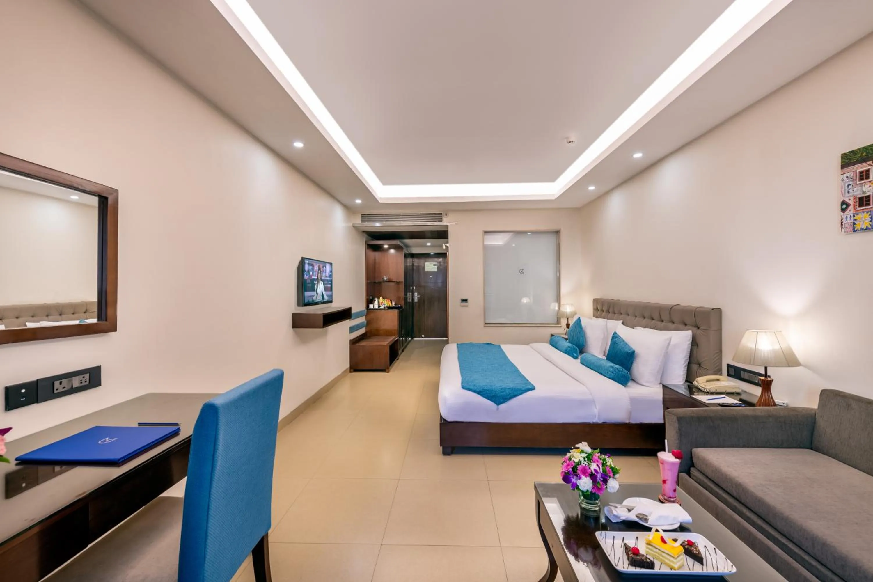 Bed in Golden Tulip Candolim, Goa