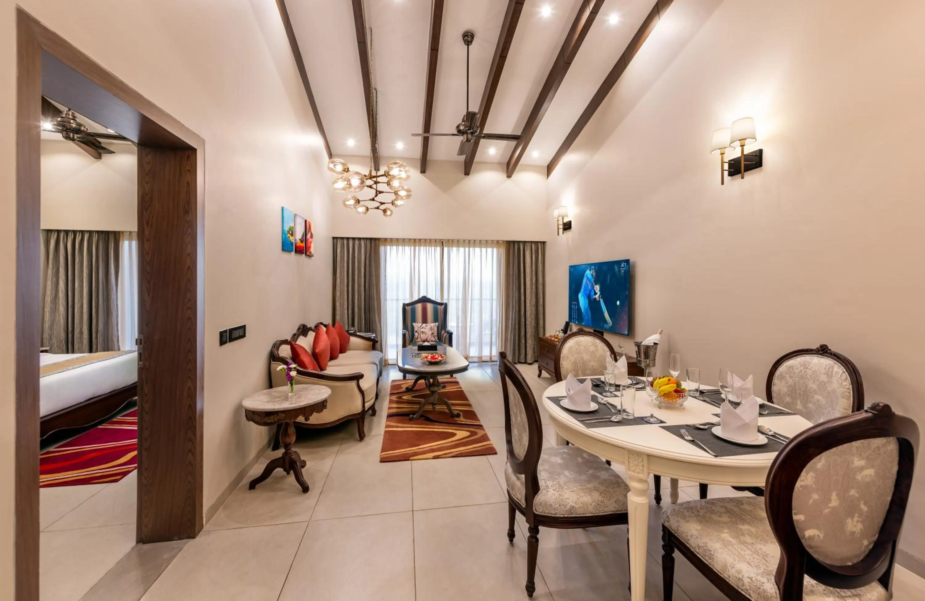 Living room in Golden Tulip Candolim, Goa