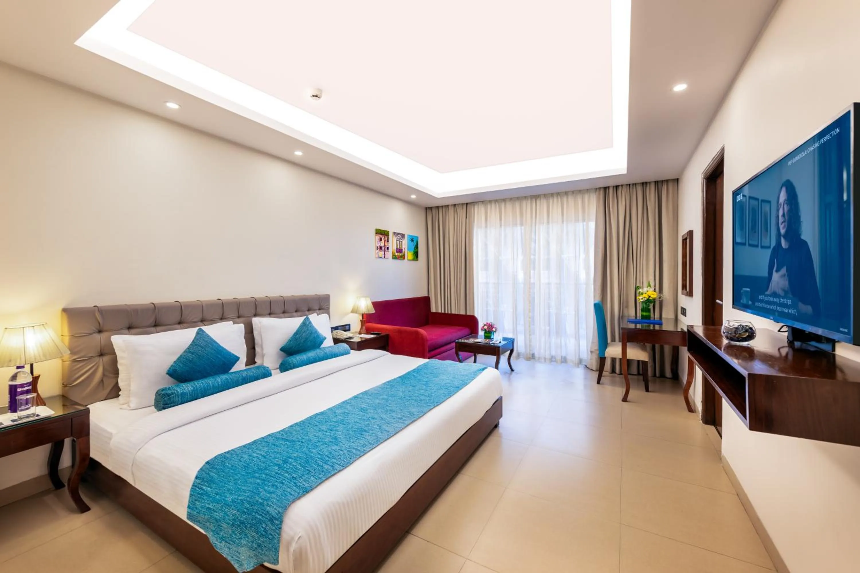 Bed in Golden Tulip Candolim, Goa