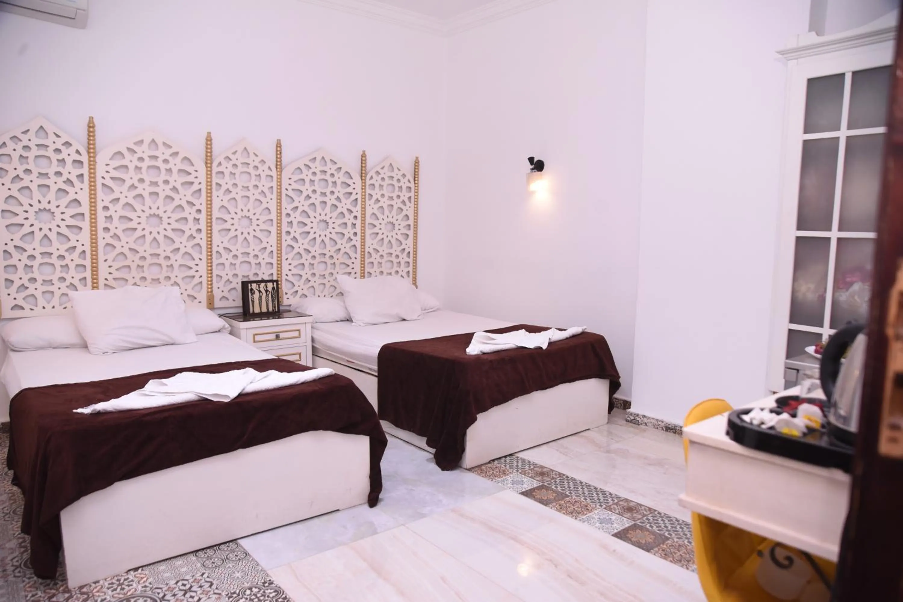 Photo of the whole room, Bed in Arabian Nights Pyramids Guesthouse