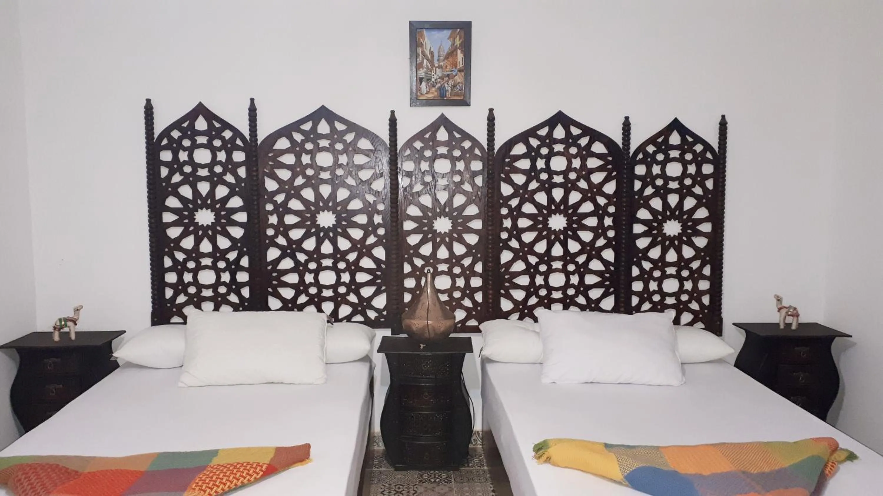 Bedroom, Bed in Arabian Nights Pyramids Guesthouse