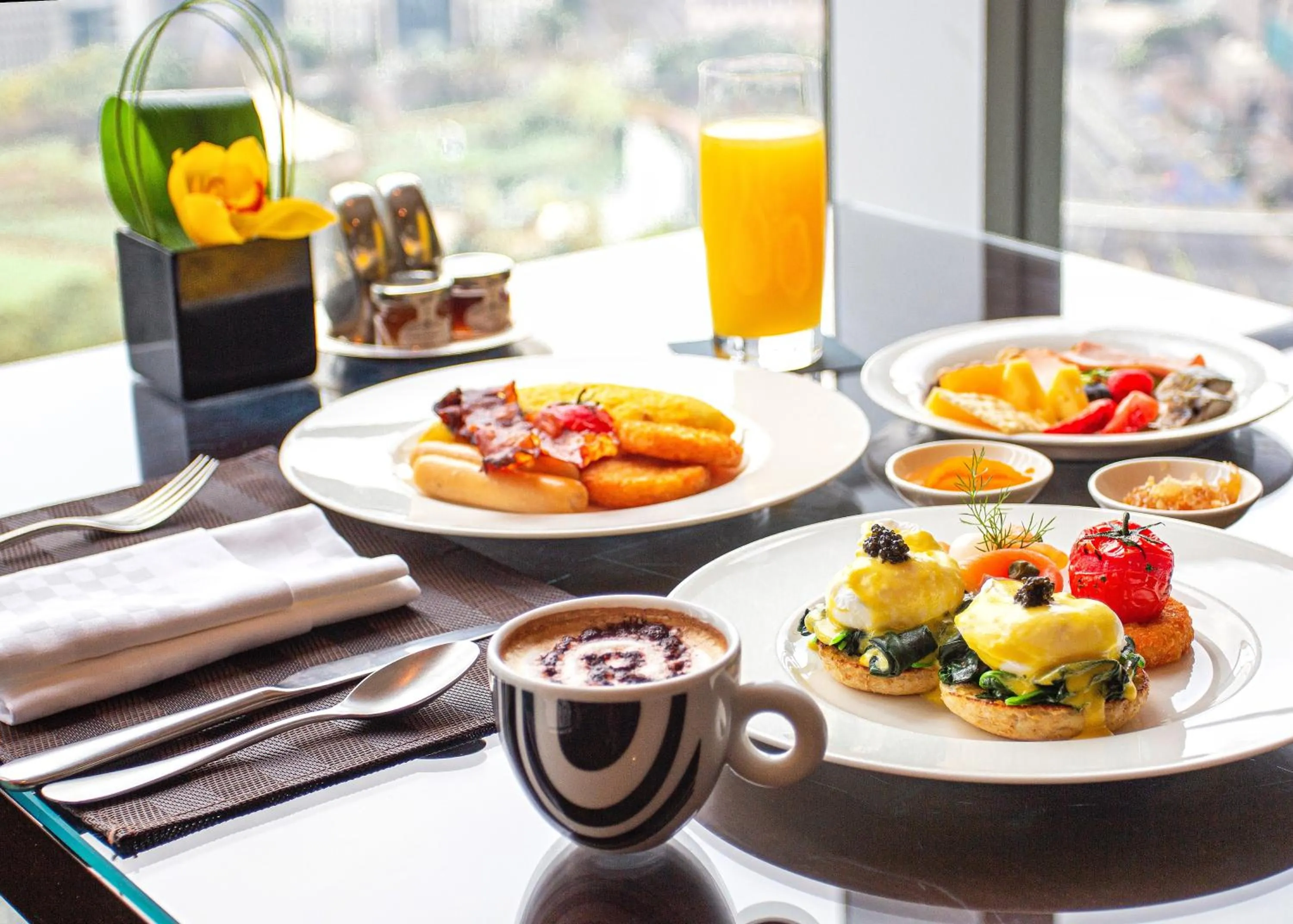 Continental breakfast in Regent Shanghai Pudong