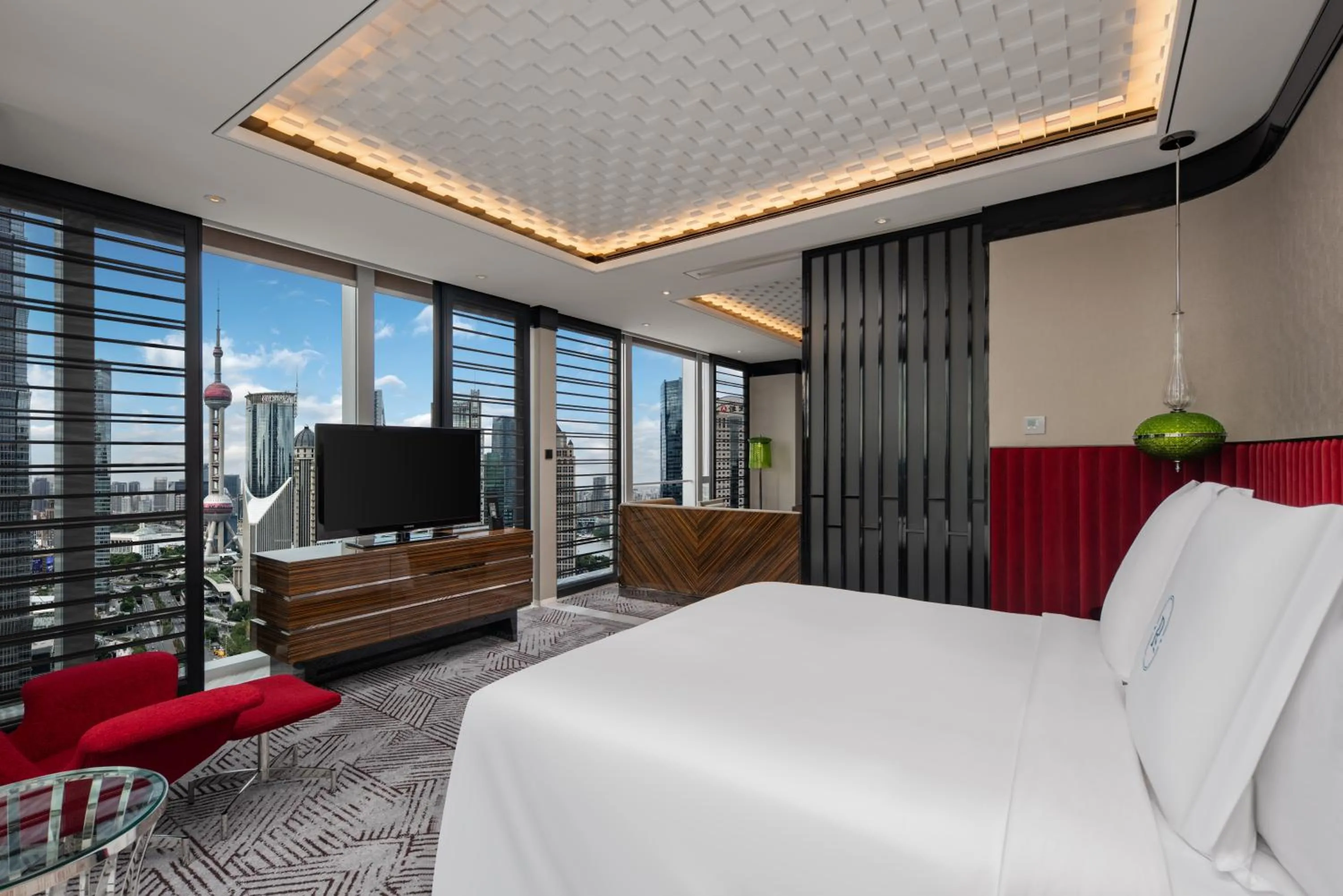 Bedroom, Bed in Regent Shanghai Pudong