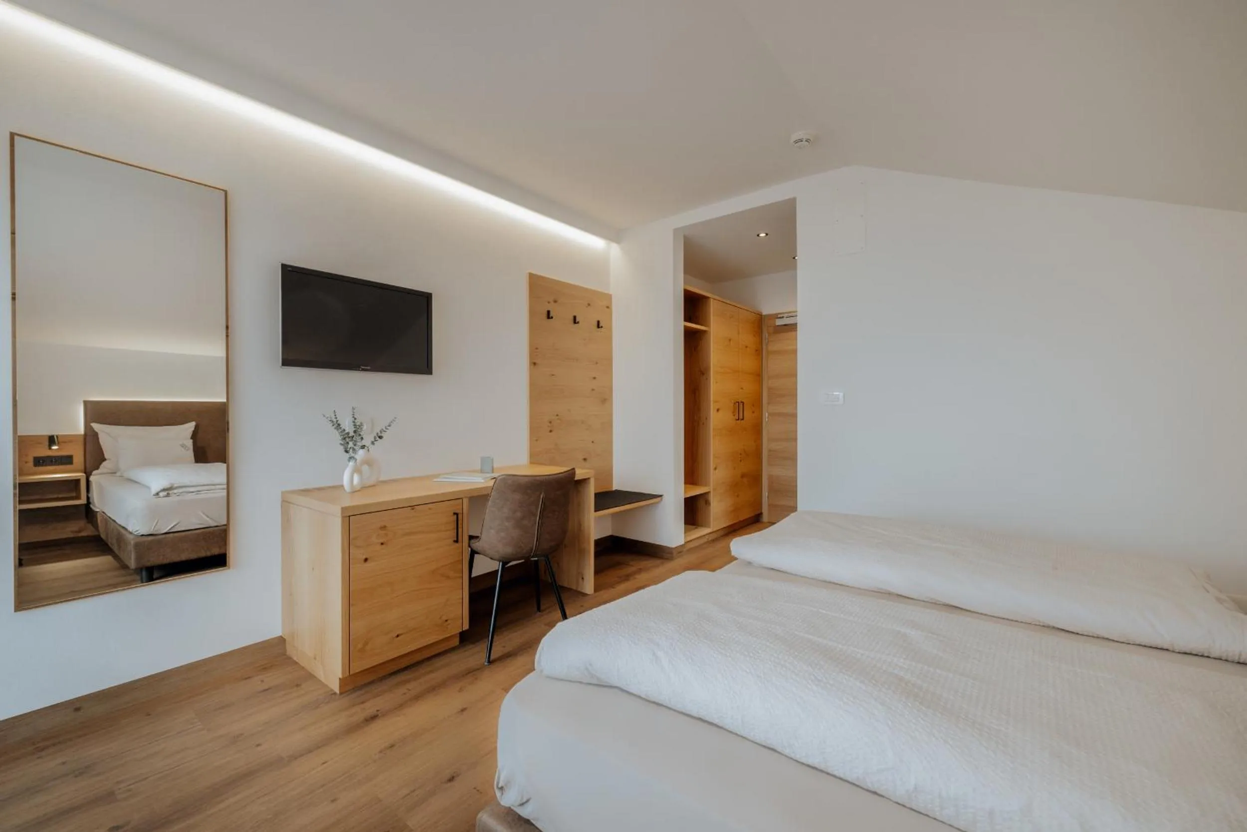 Bed in Garni-Hotel Farmerhof