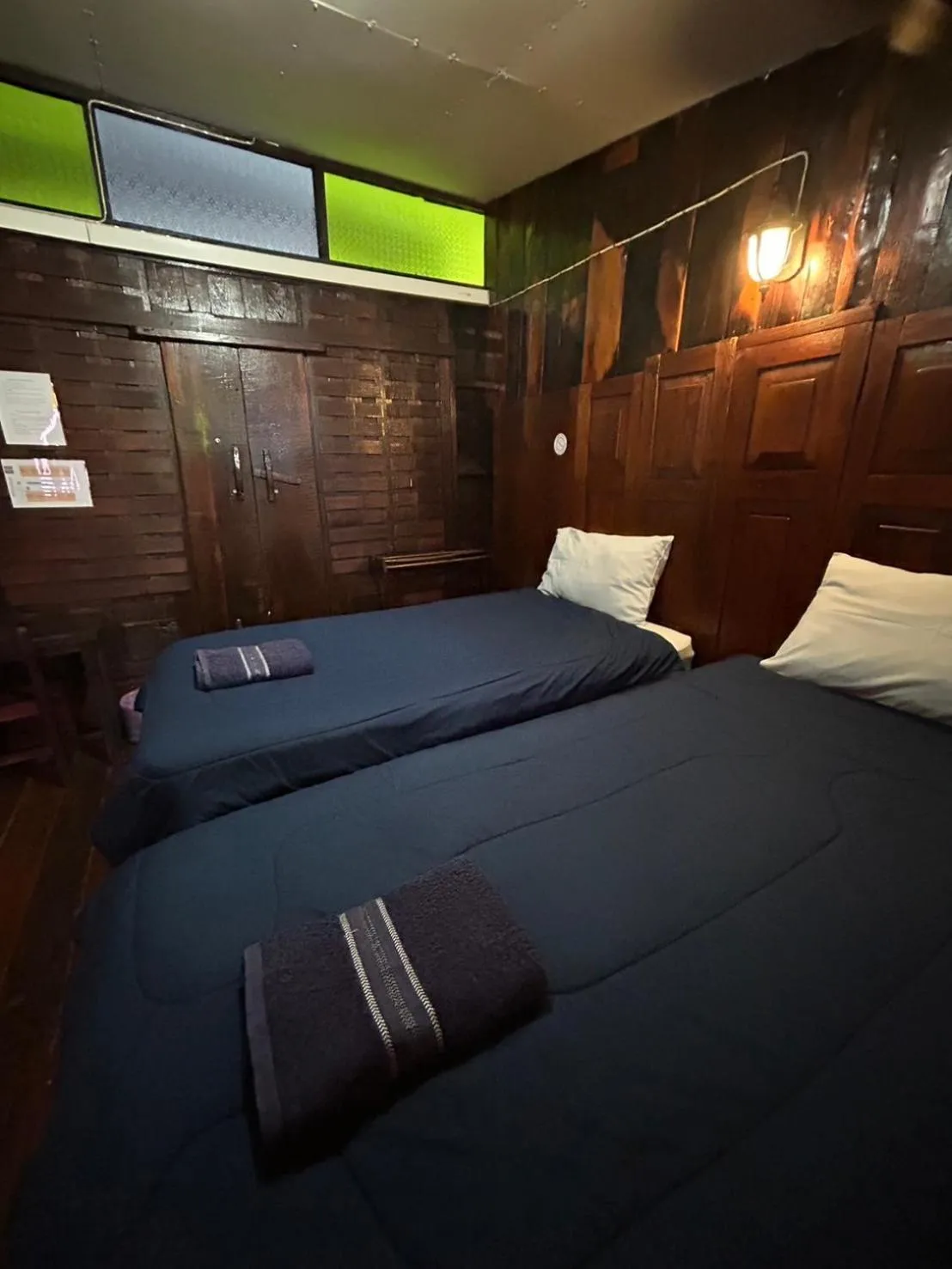 Bed in Baan Are Gong Riverside Homestay