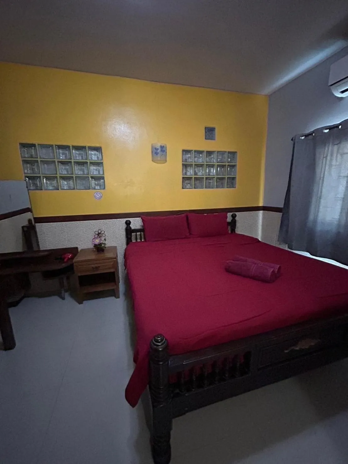 Bed in Baan Are Gong Riverside Homestay