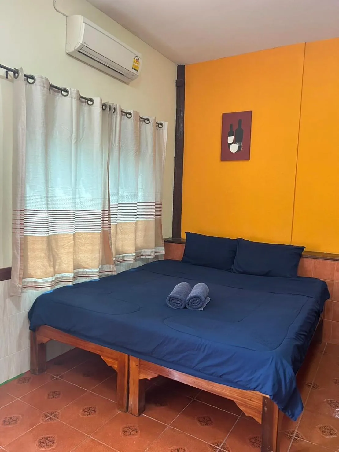 Bed in Baan Are Gong Riverside Homestay