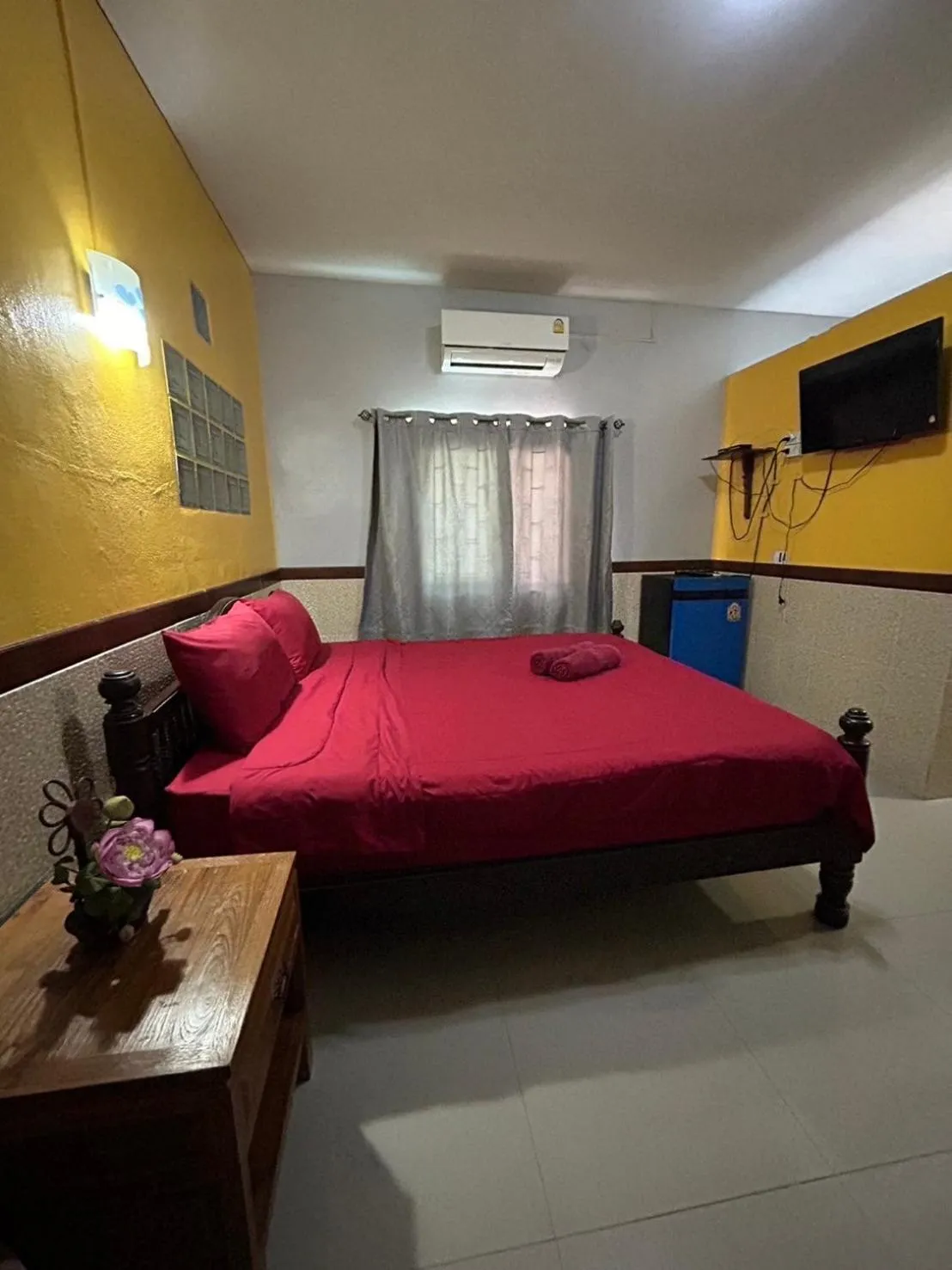 Bed in Baan Are Gong Riverside Homestay