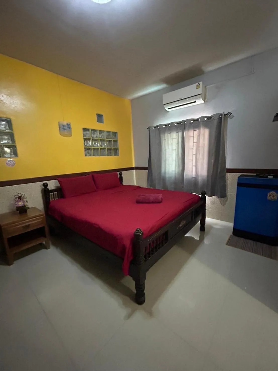 Bed in Baan Are Gong Riverside Homestay