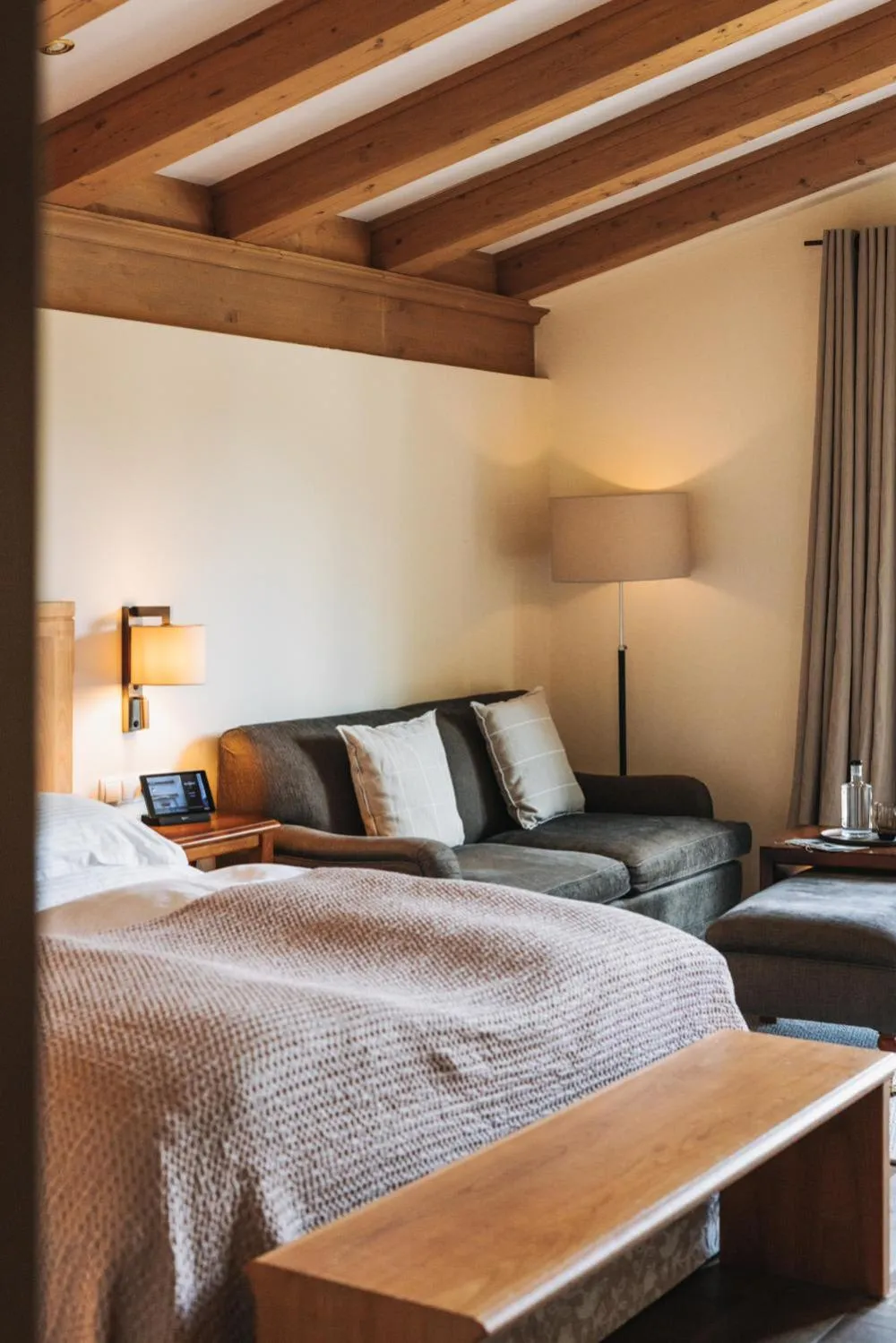 Bed in Hotel Berghof