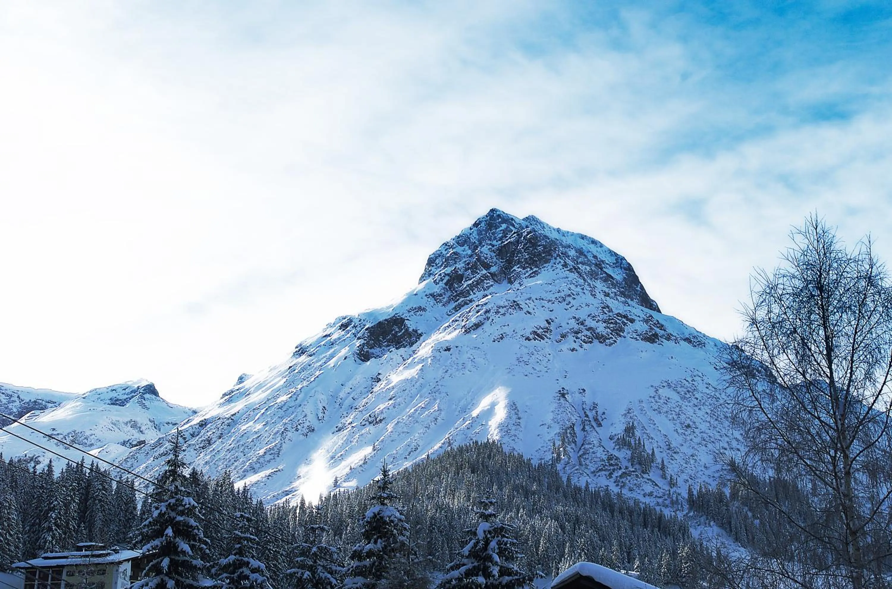 Mountain view in Hotel Berghof