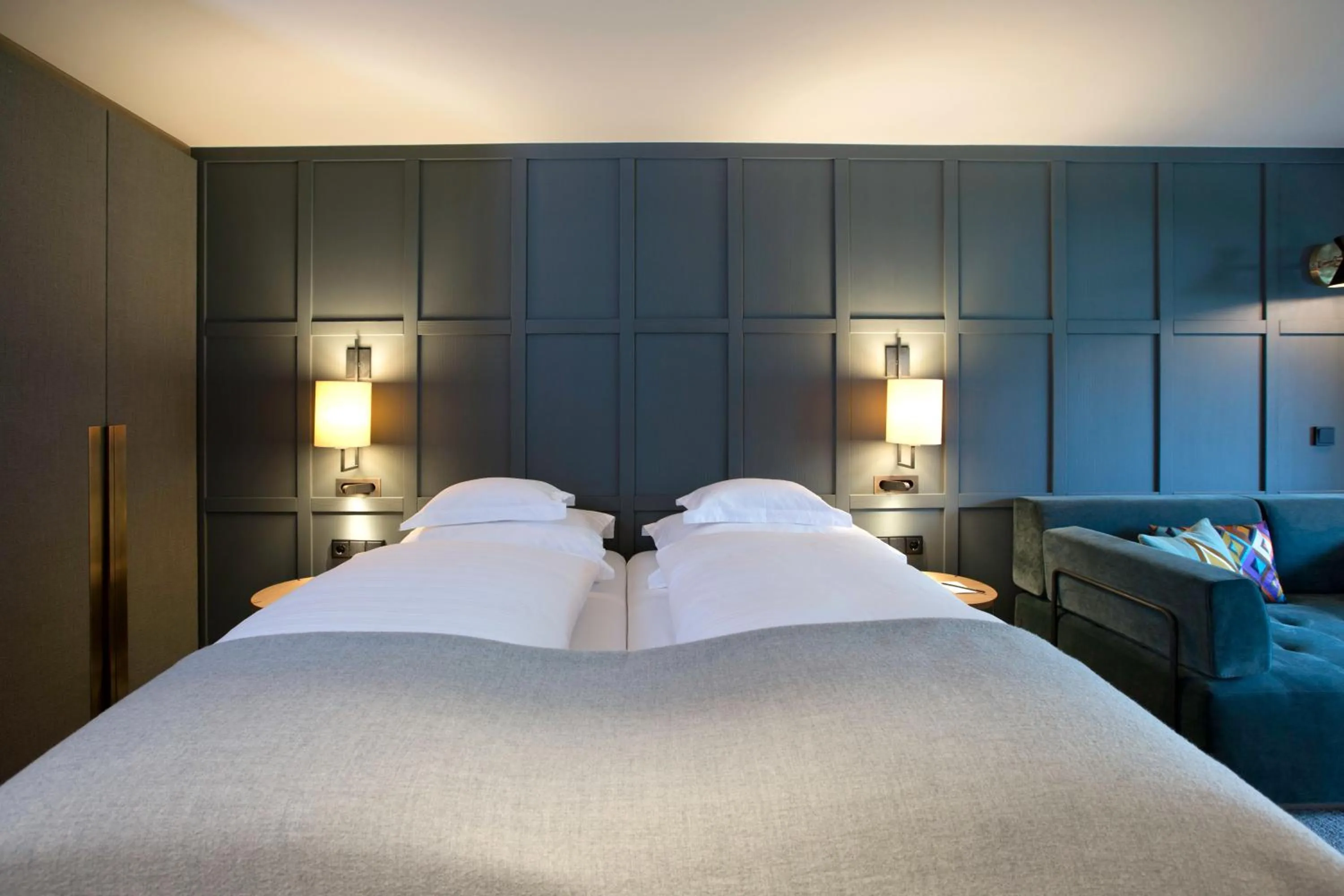 Bed in Hotel Berghof