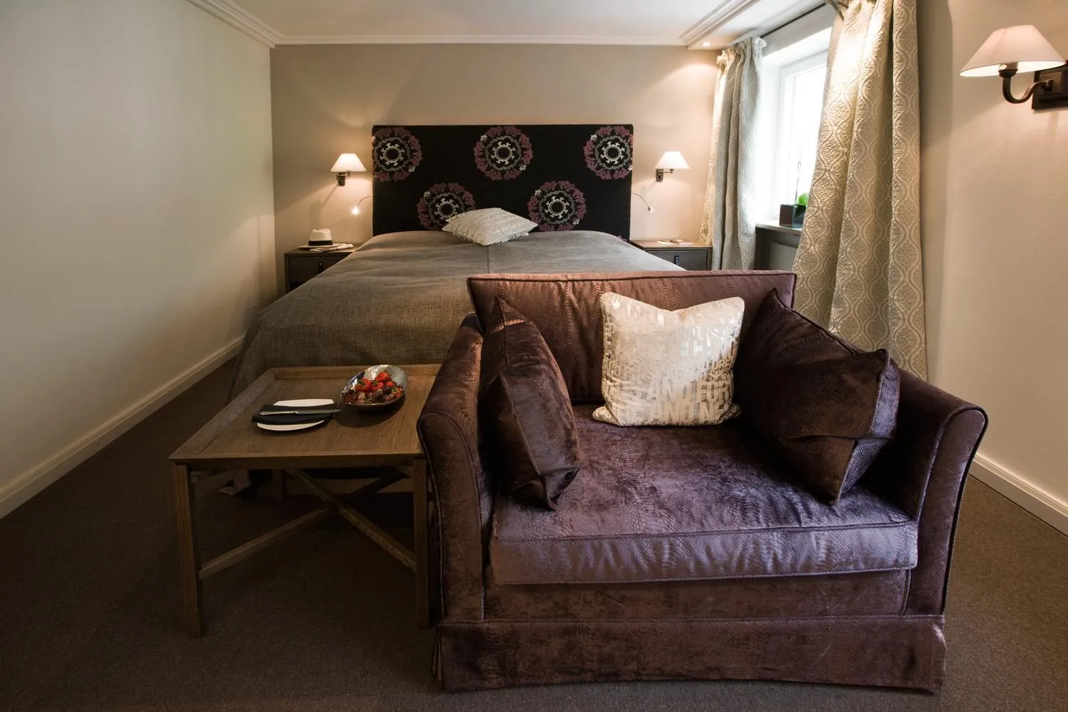 Bedroom, Bed in Hotel Berghof