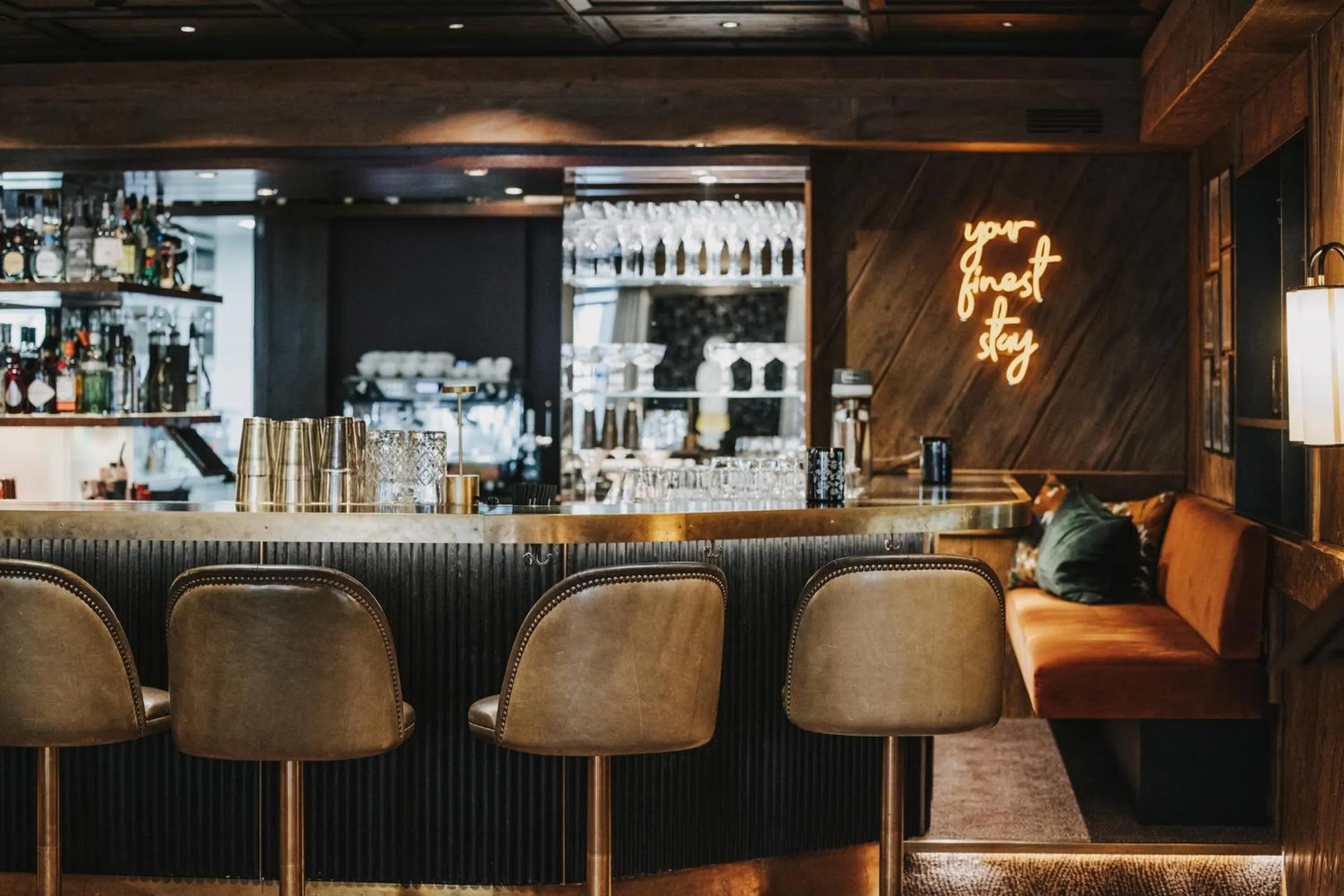 Lounge or bar in Hotel Berghof