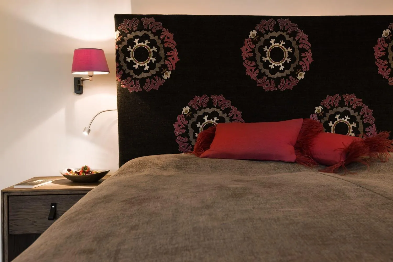 Bed in Hotel Berghof