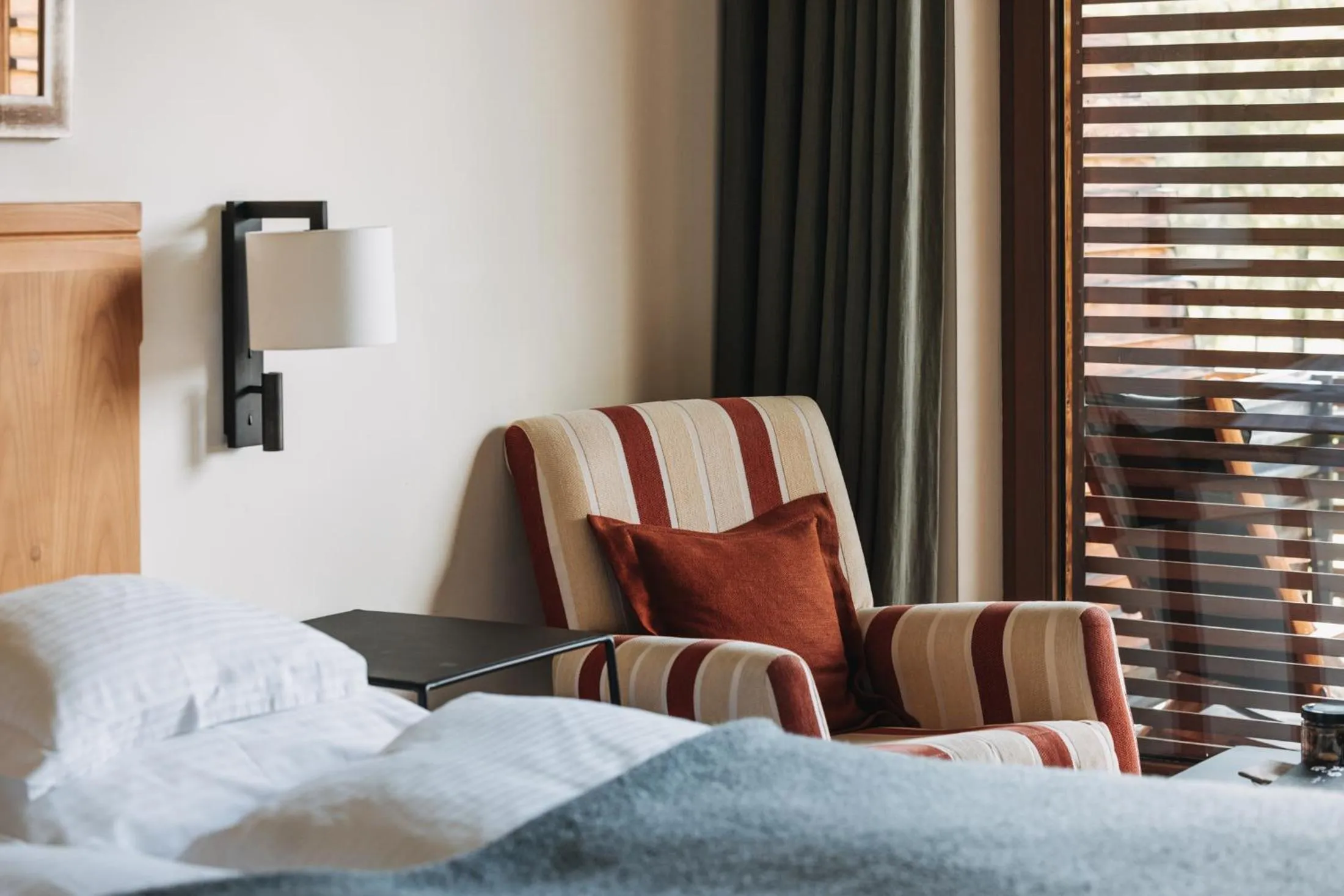 Bed in Hotel Berghof