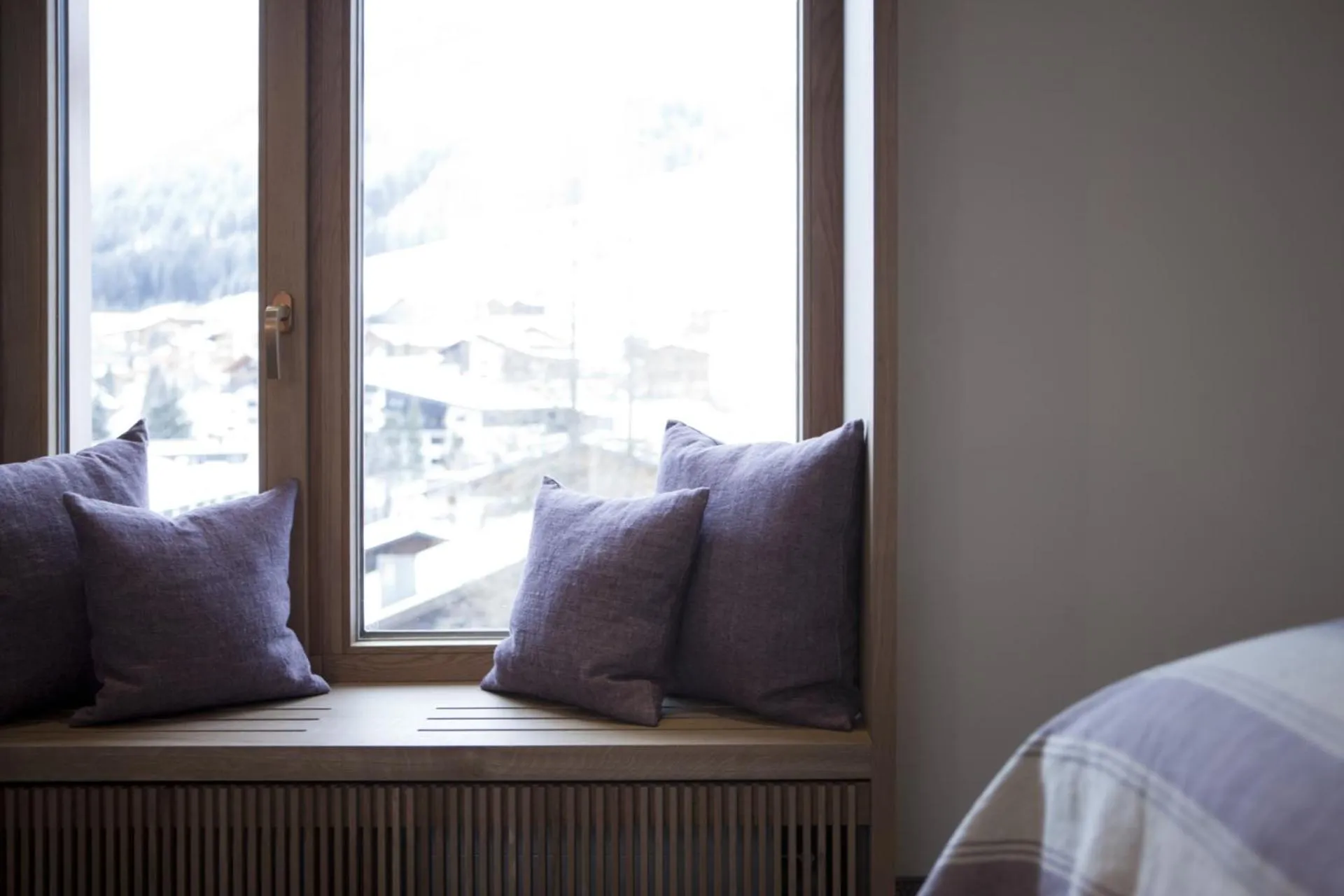 Decorative detail, Bed in Hotel Berghof