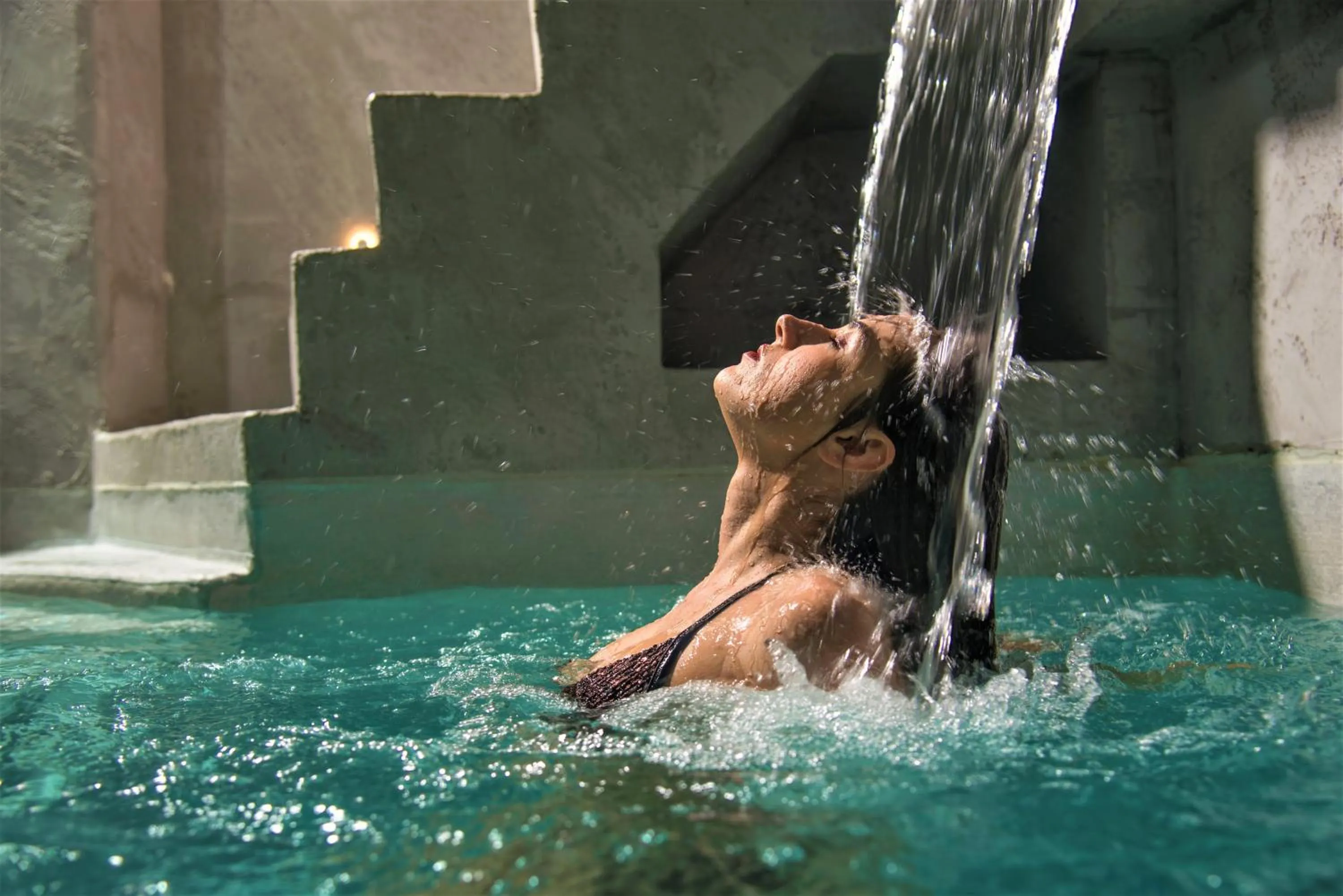 Swimming pool in A.P. Acropolis View Apartments