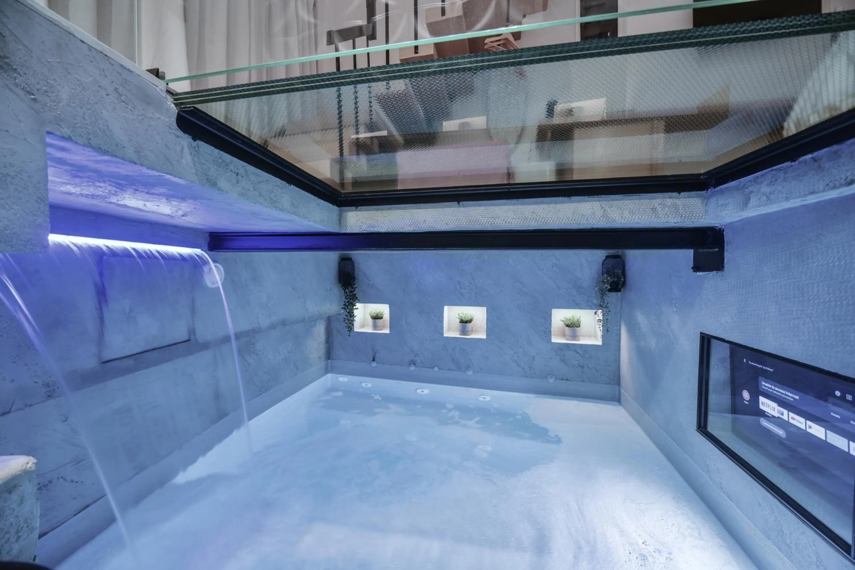 Swimming pool in A.P. Acropolis View Apartments