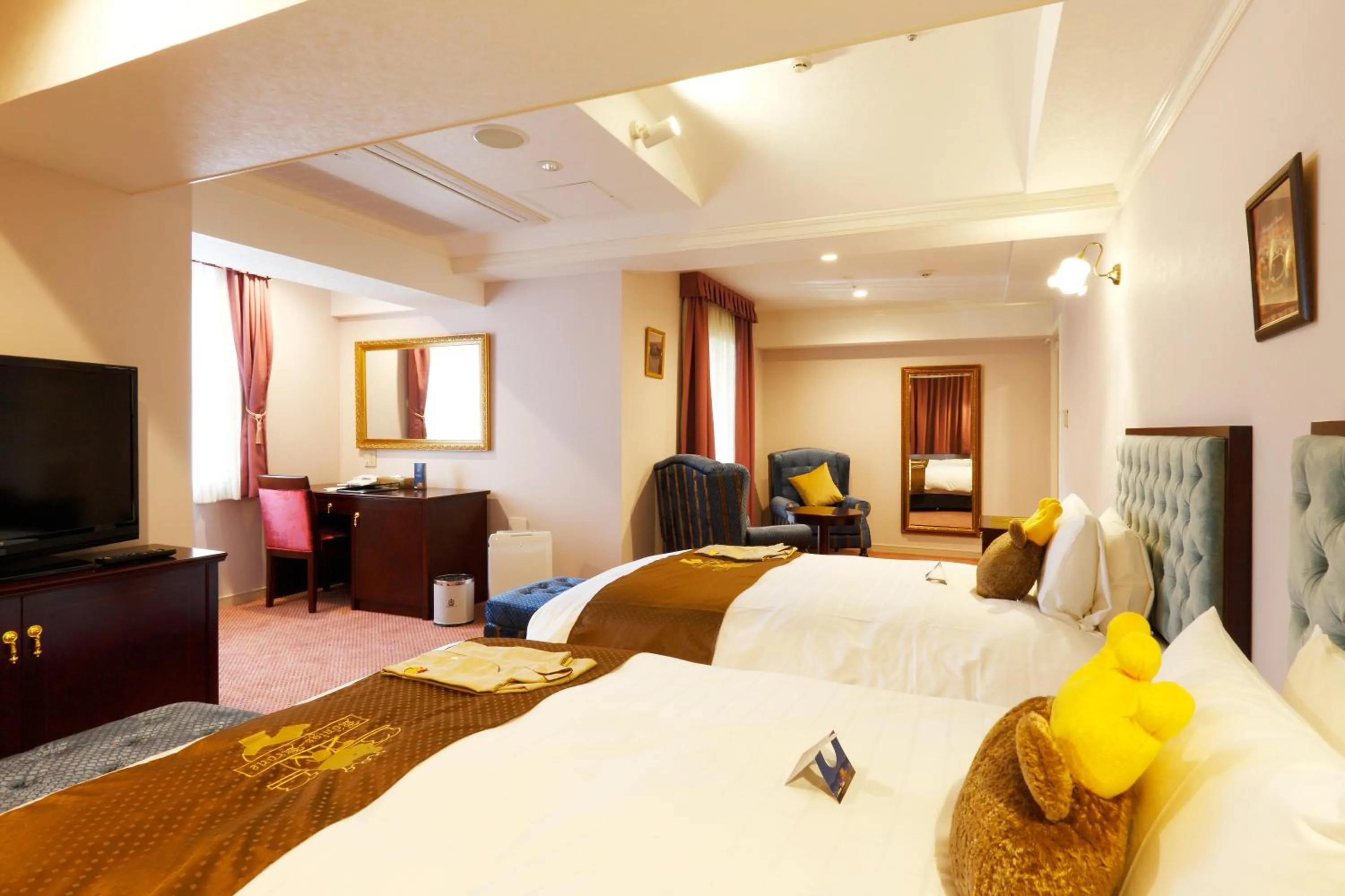 Bed in Hotel Konigs-Krone Kobe