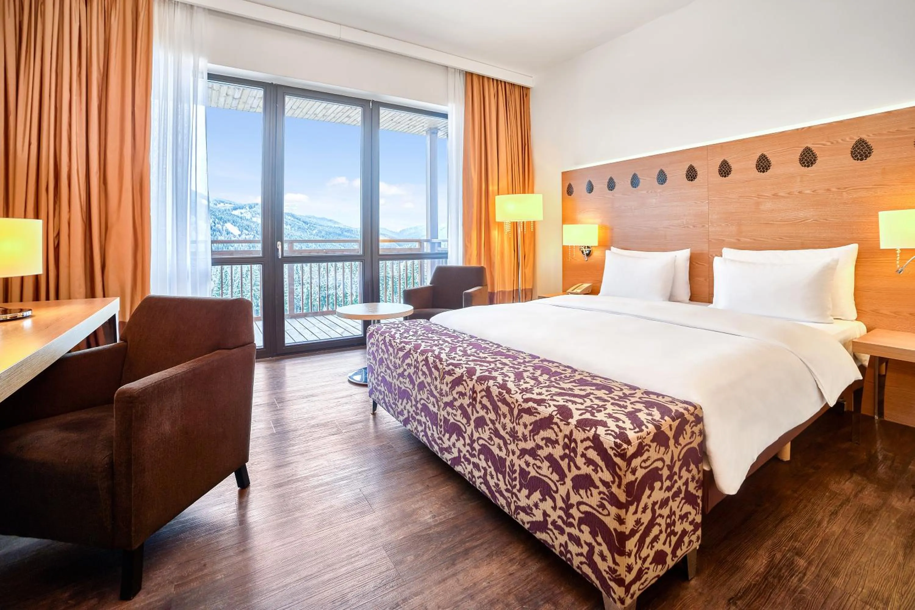 Bed in Radisson Blu Resort Bukovel