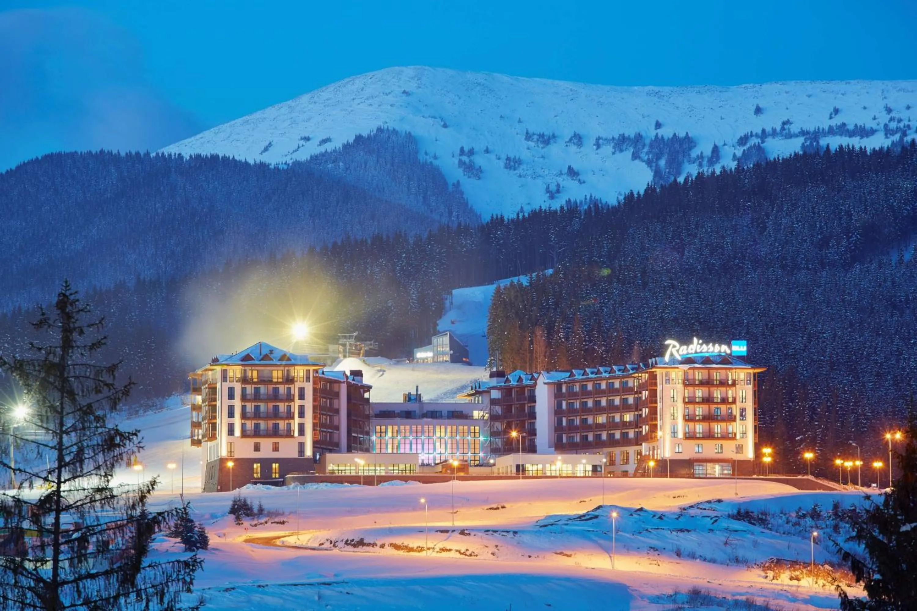 Property building in Radisson Blu Resort Bukovel