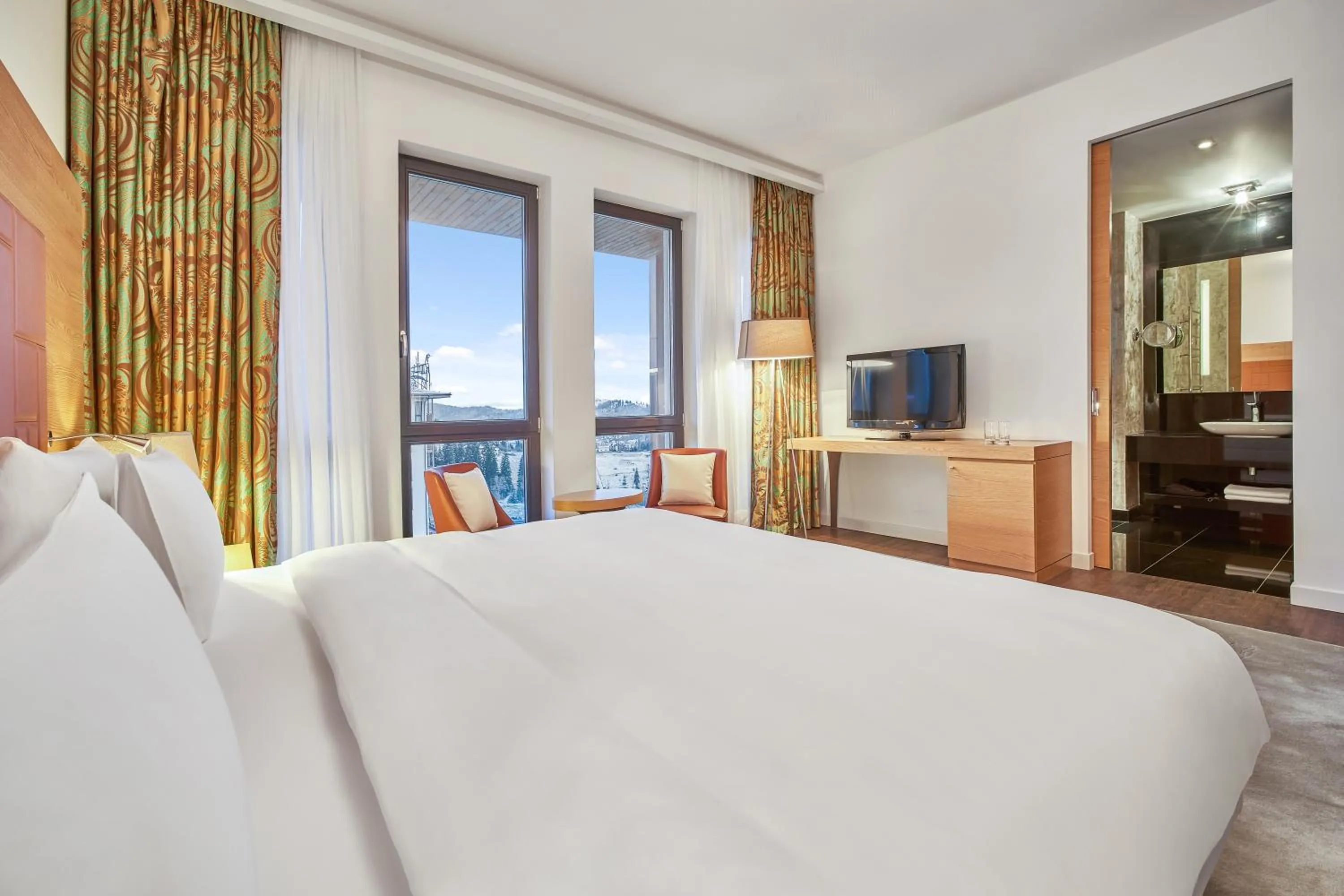 Photo of the whole room, Bed in Radisson Blu Resort Bukovel