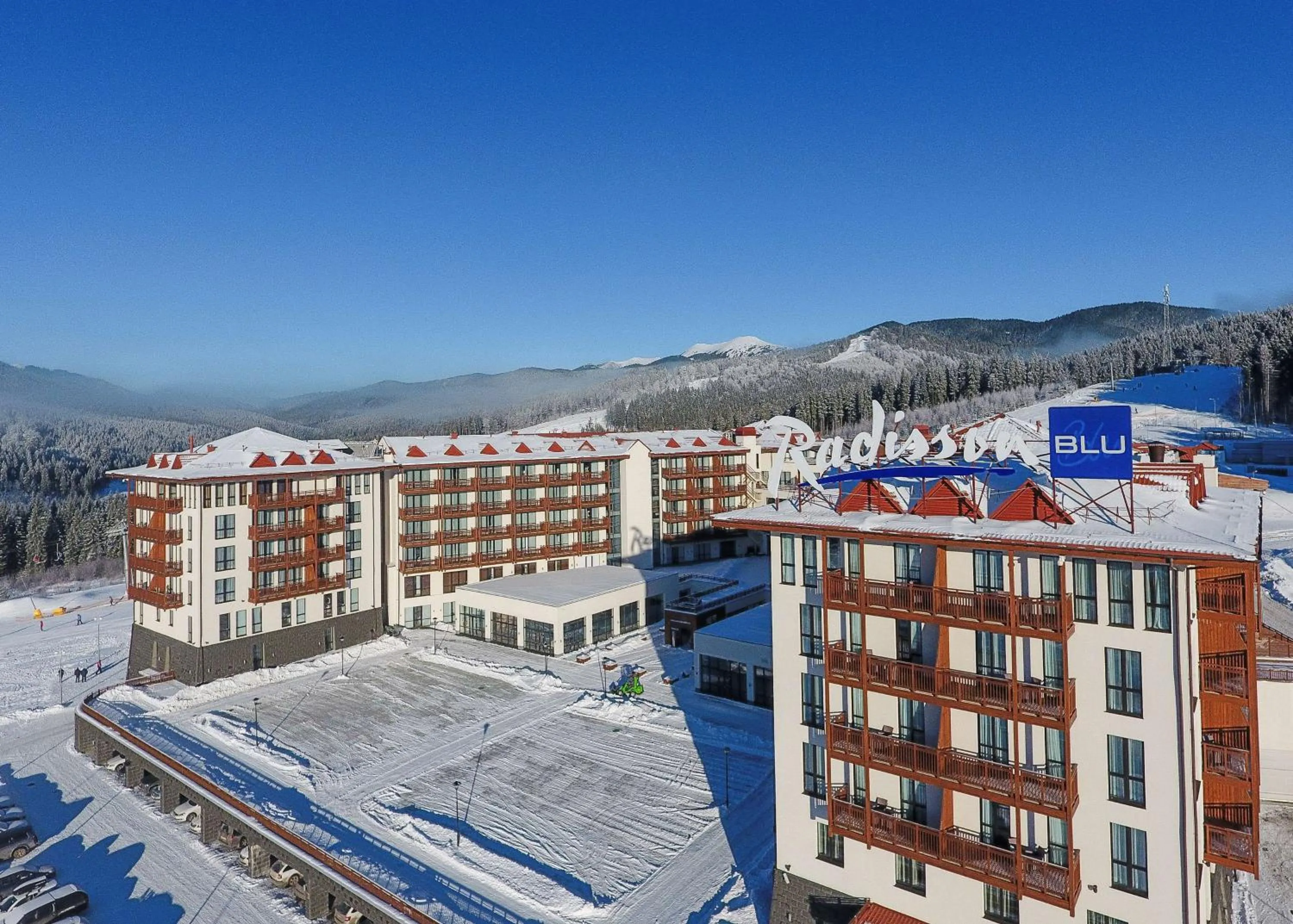 Property building in Radisson Blu Resort Bukovel
