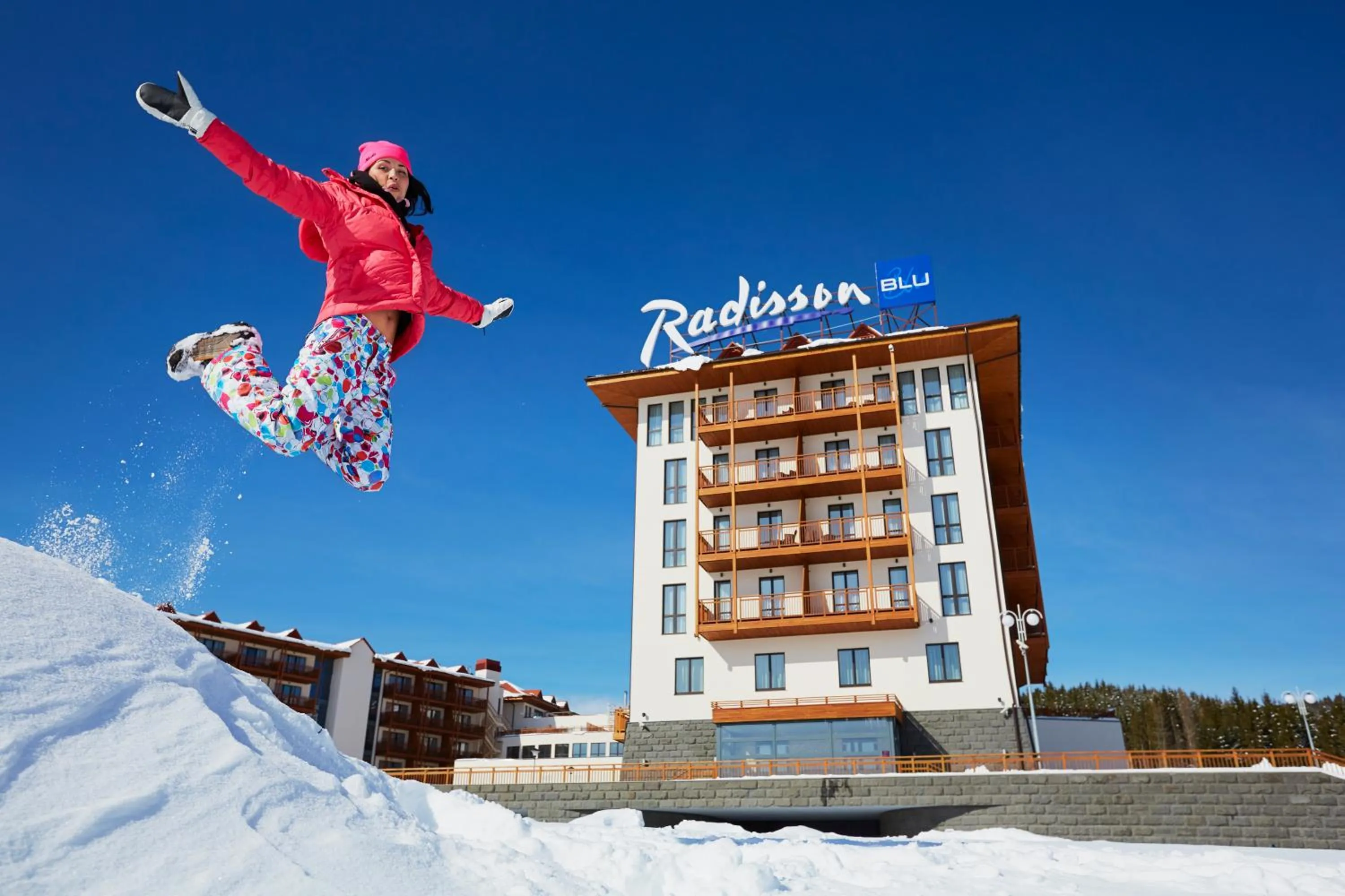 Property building in Radisson Blu Resort Bukovel