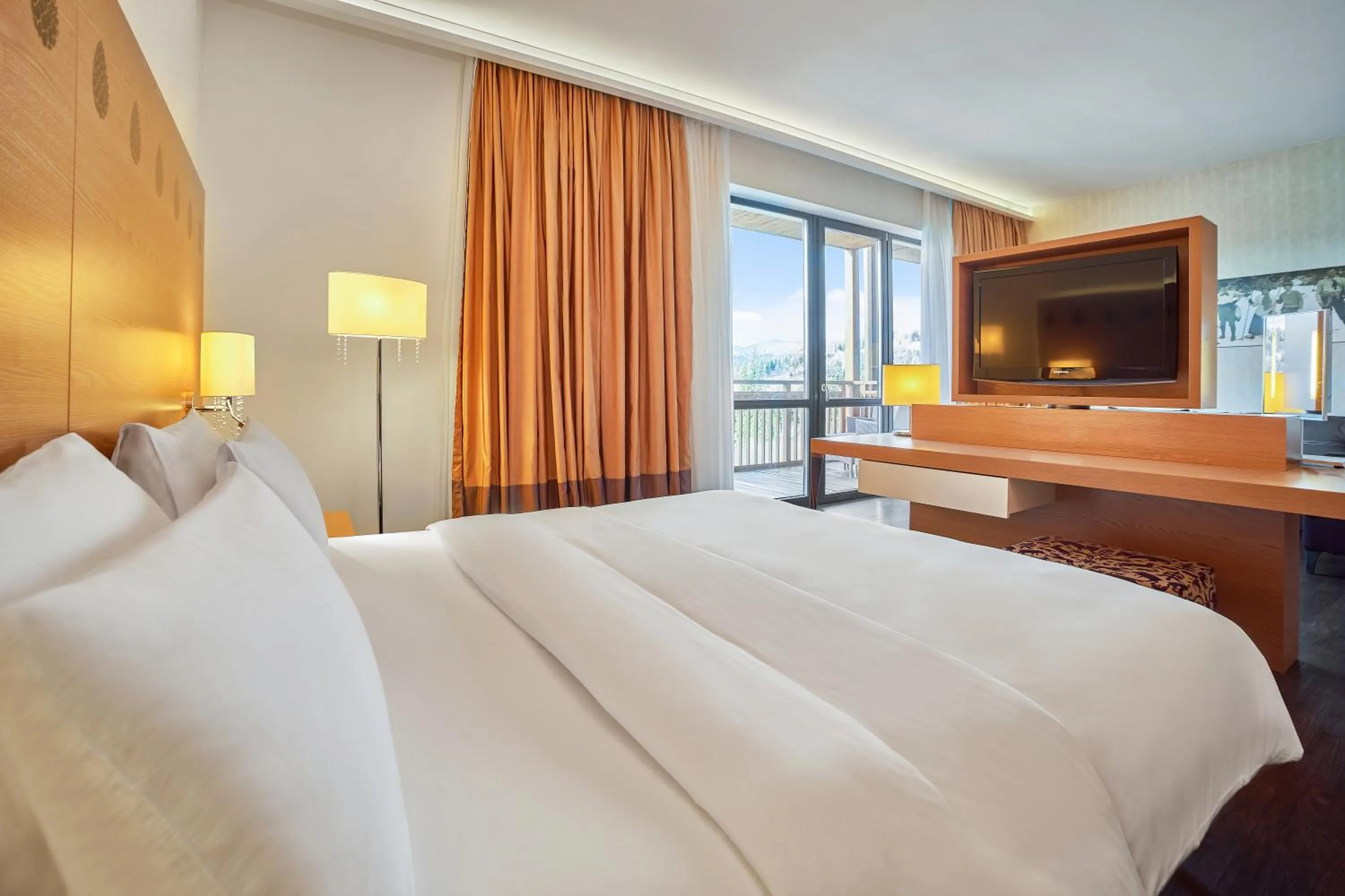 Bed in Radisson Blu Resort Bukovel