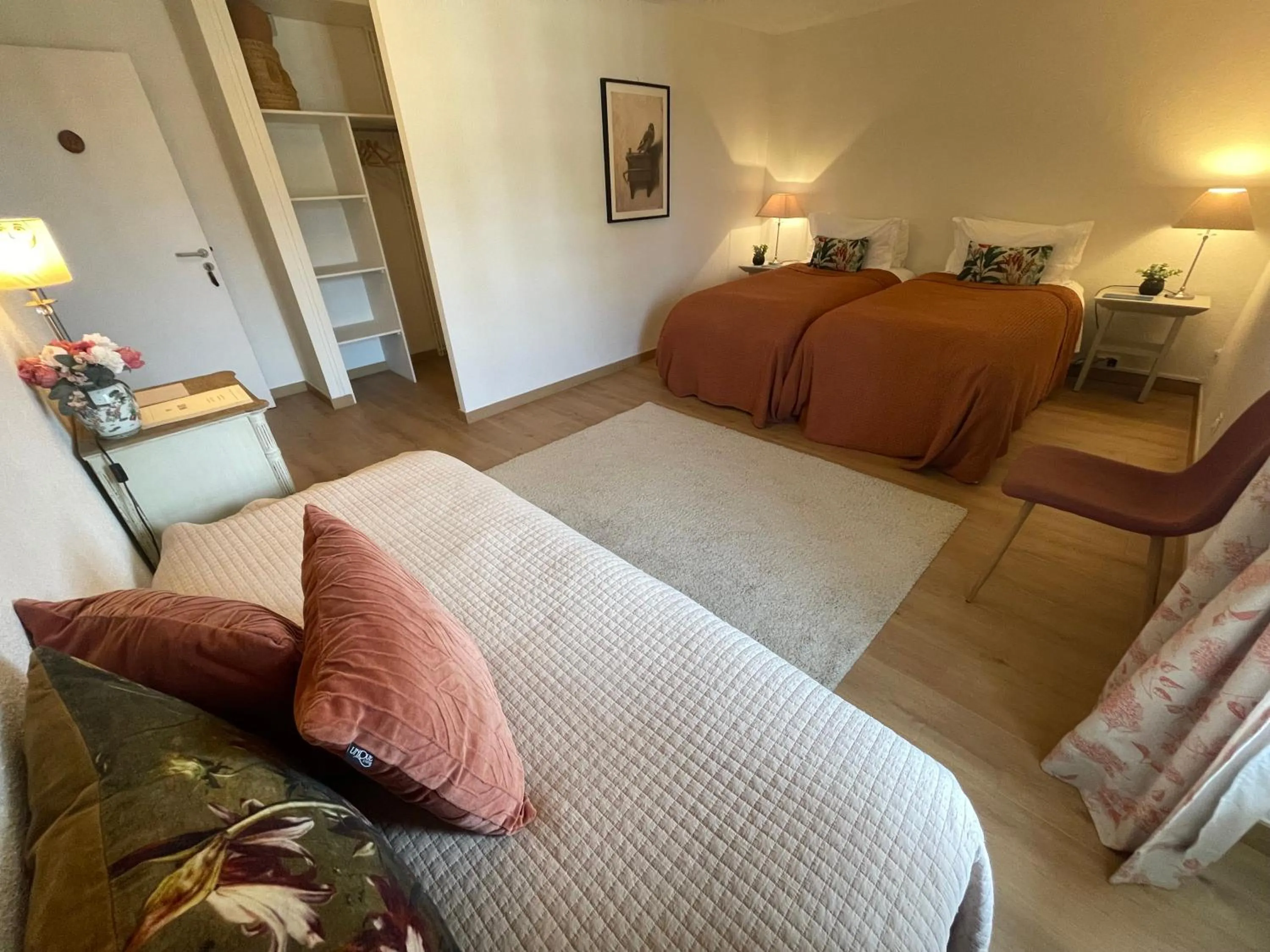 Bed in Fonsegre Chambres d'Hôtes